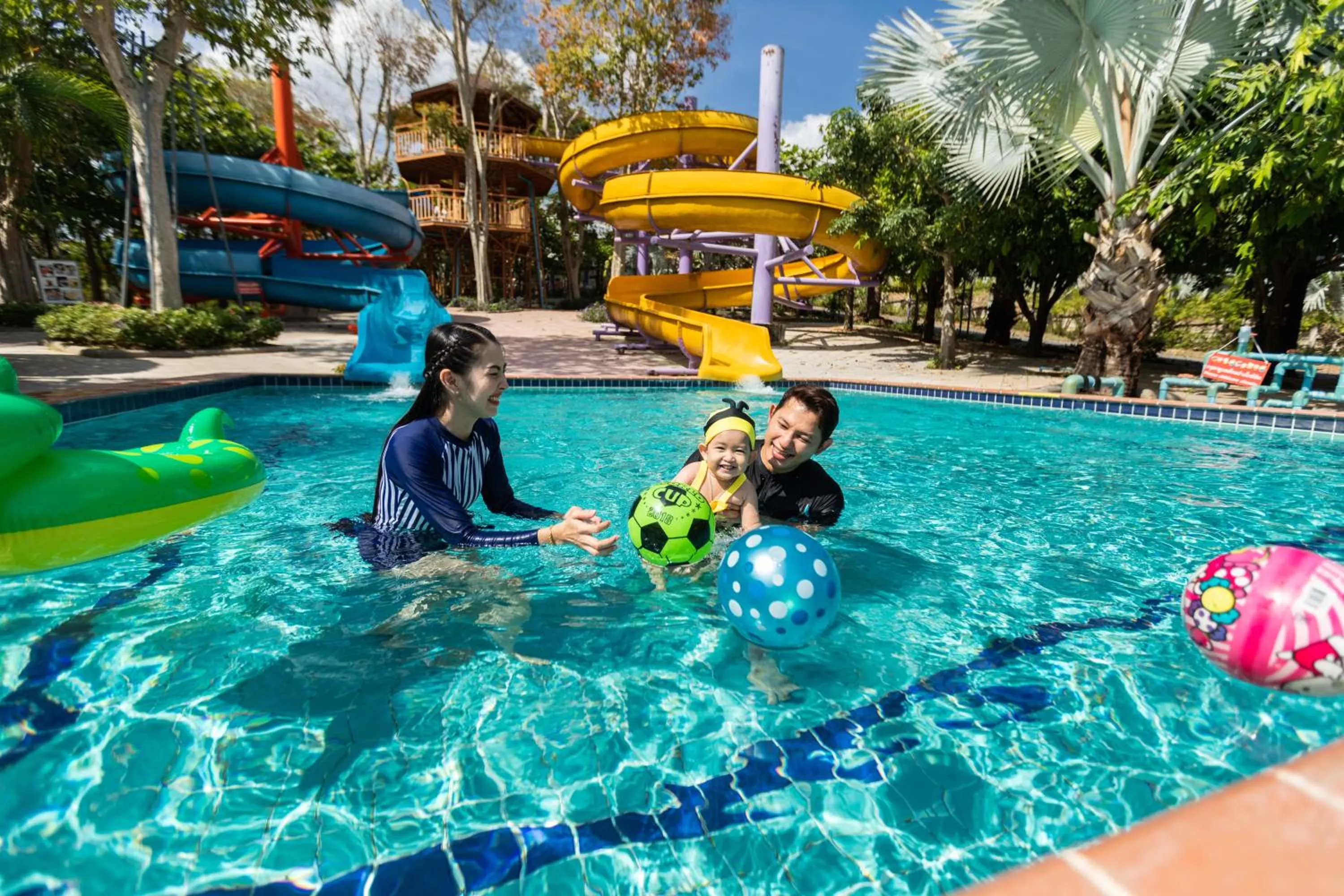 Aqua park in Khao Yai Fantasy Resort
