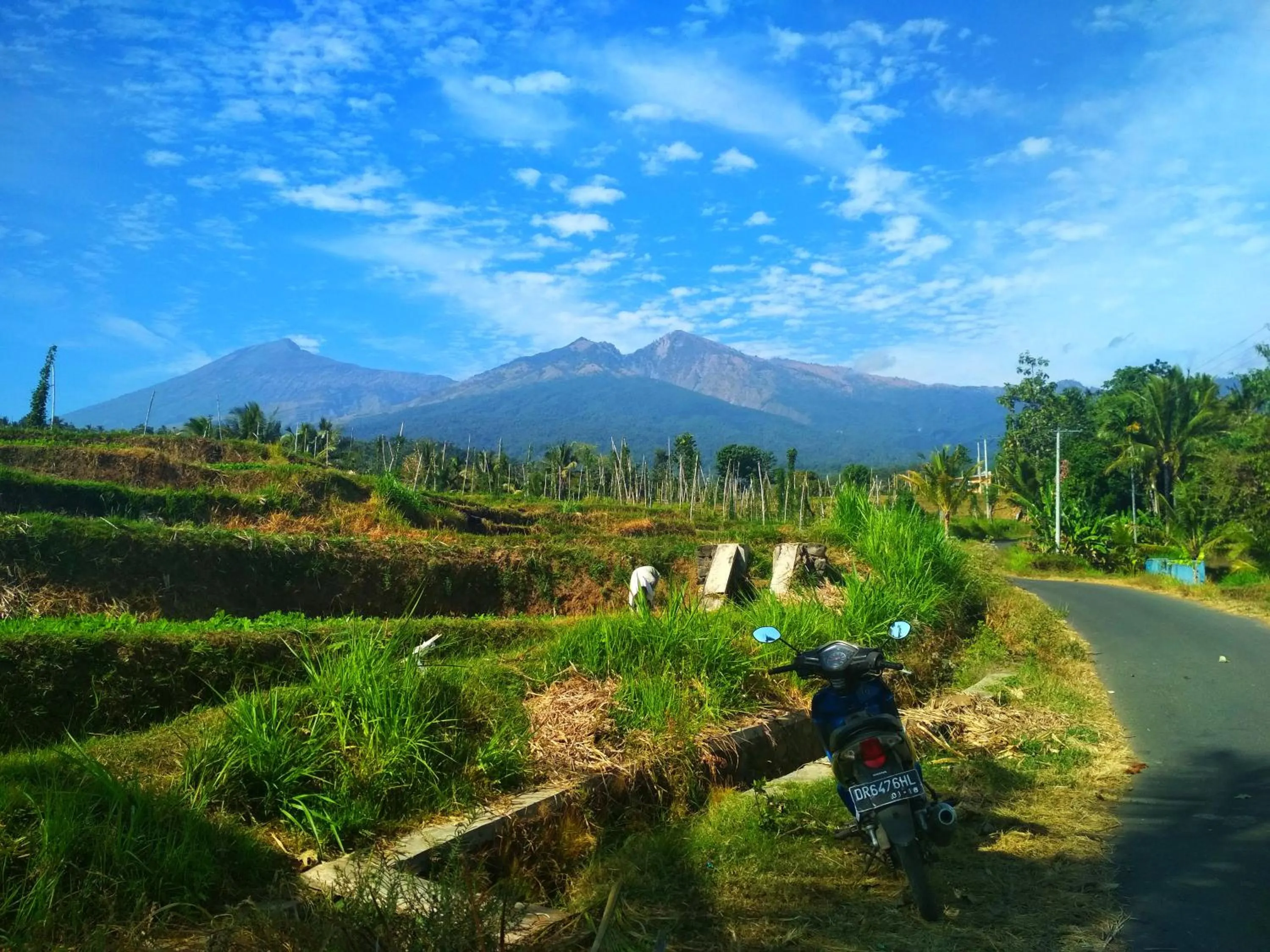Natural landscape in Budaya Kaki Rinjani