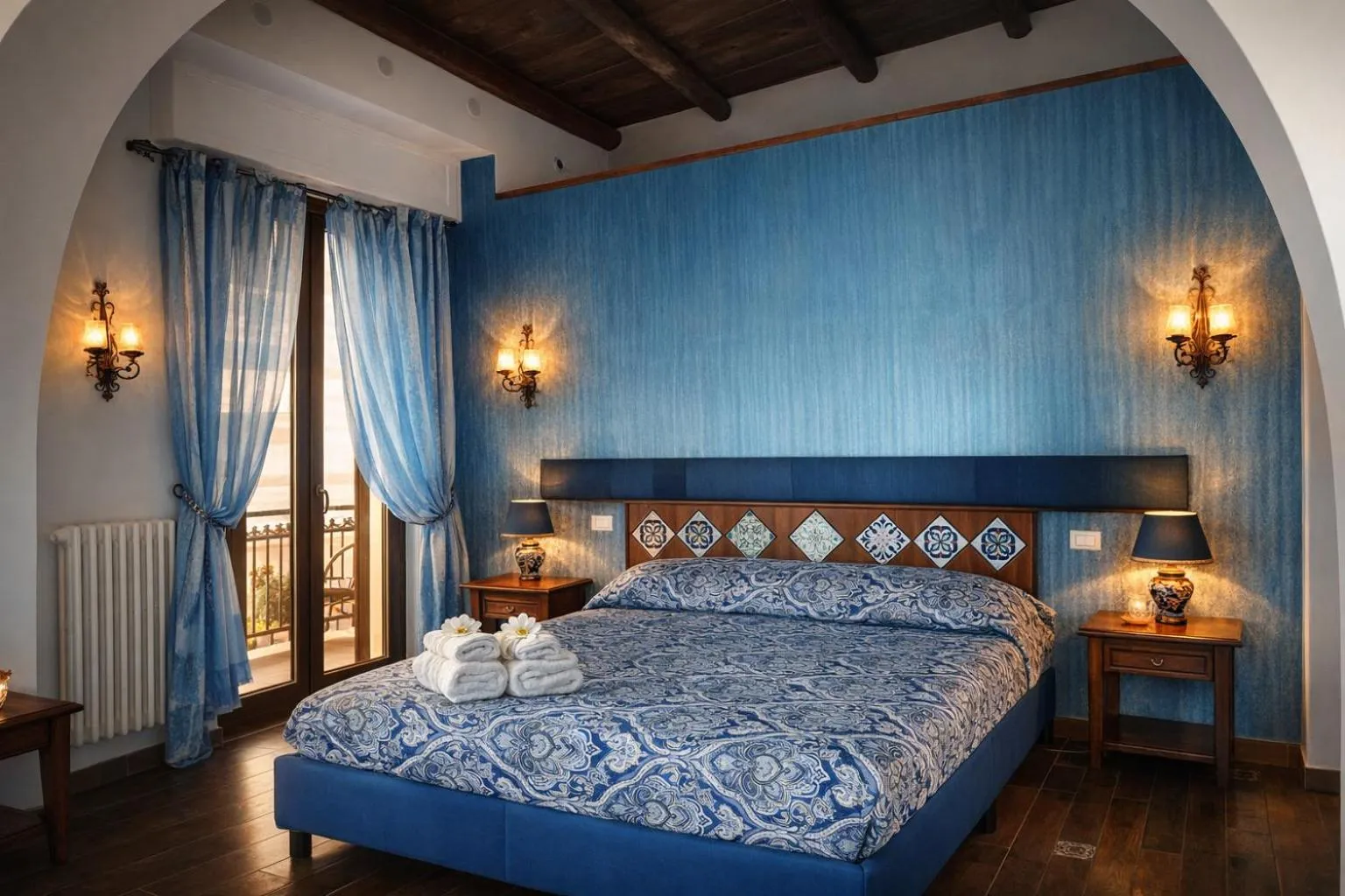 Bed in Centro Sicilia Rooms & Suites