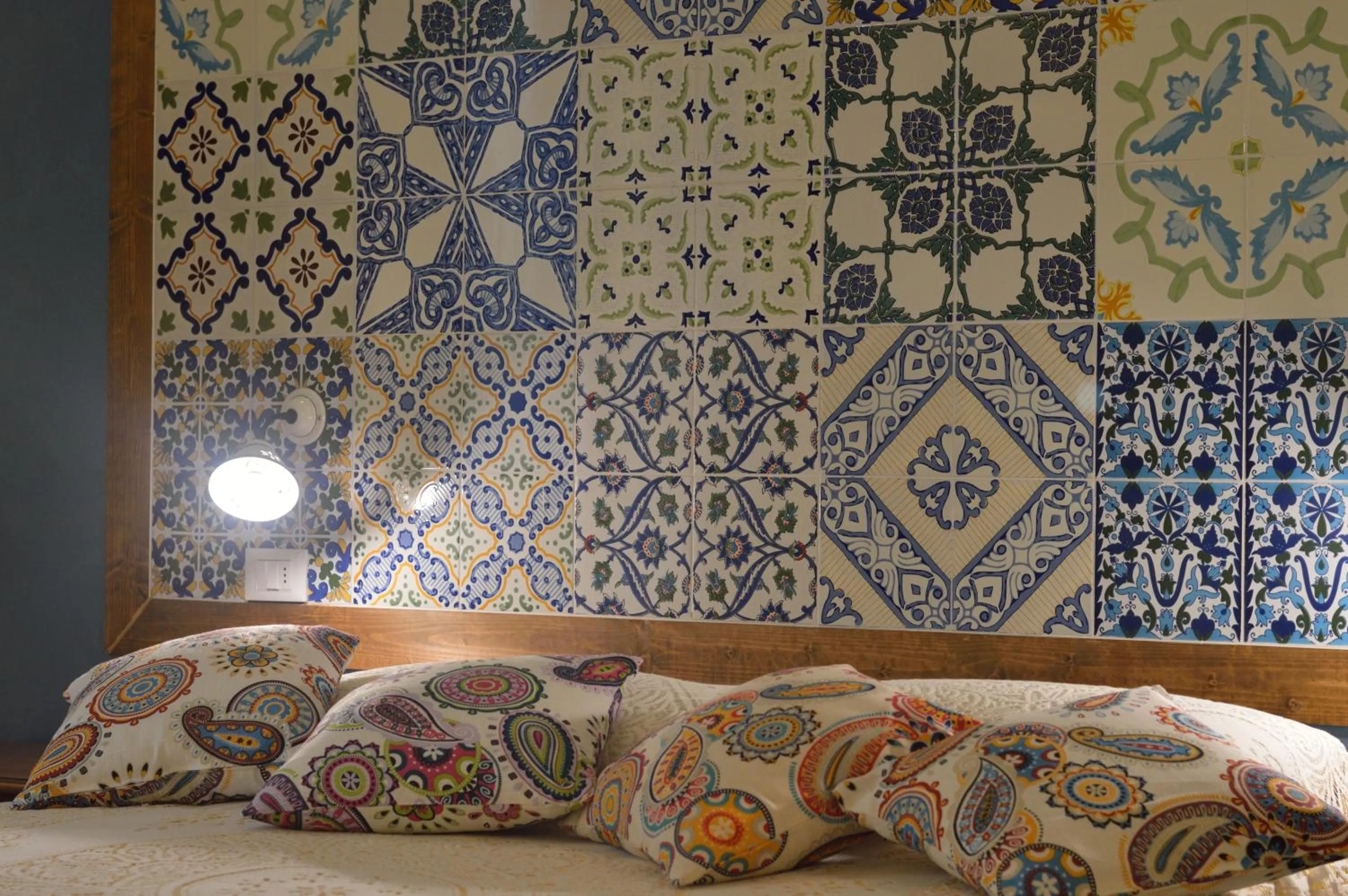 Bed in Centro Sicilia Rooms & Suites