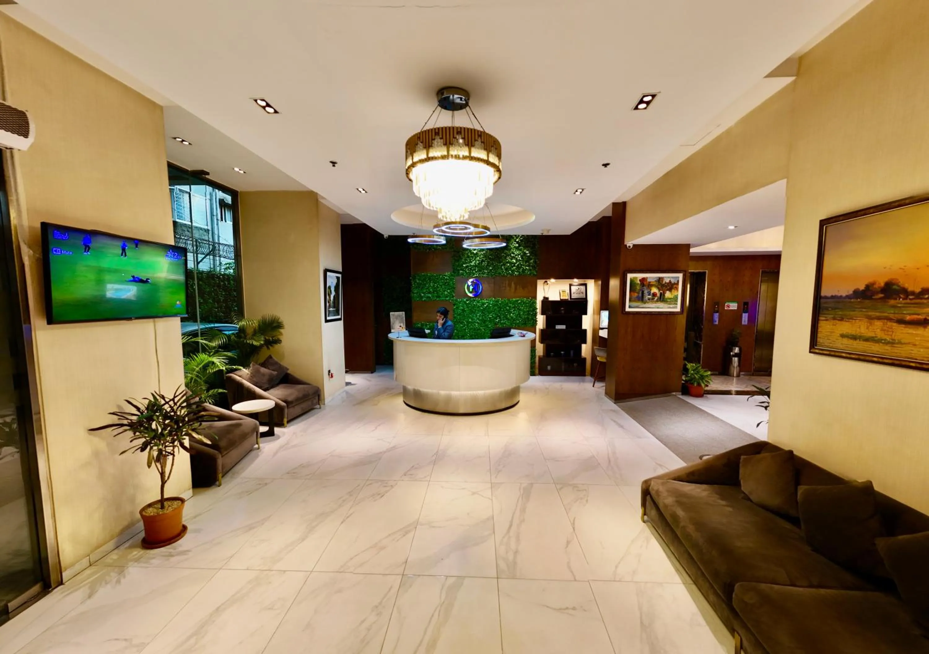 Lobby or reception in HANSA- A Premium Residence