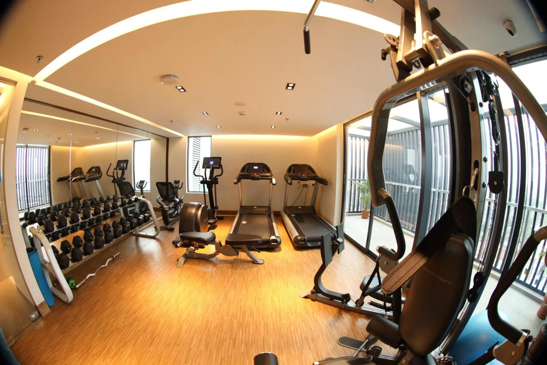 Fitness centre/facilities in HANSA- A Premium Residence