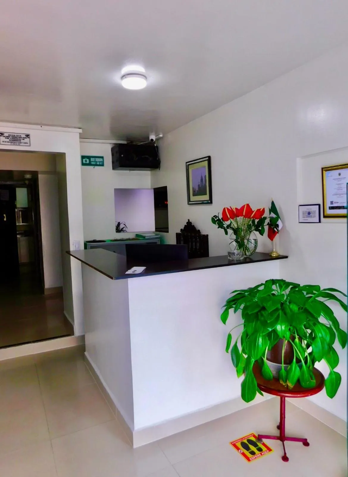 Lobby or reception in Hotel Casa Navi