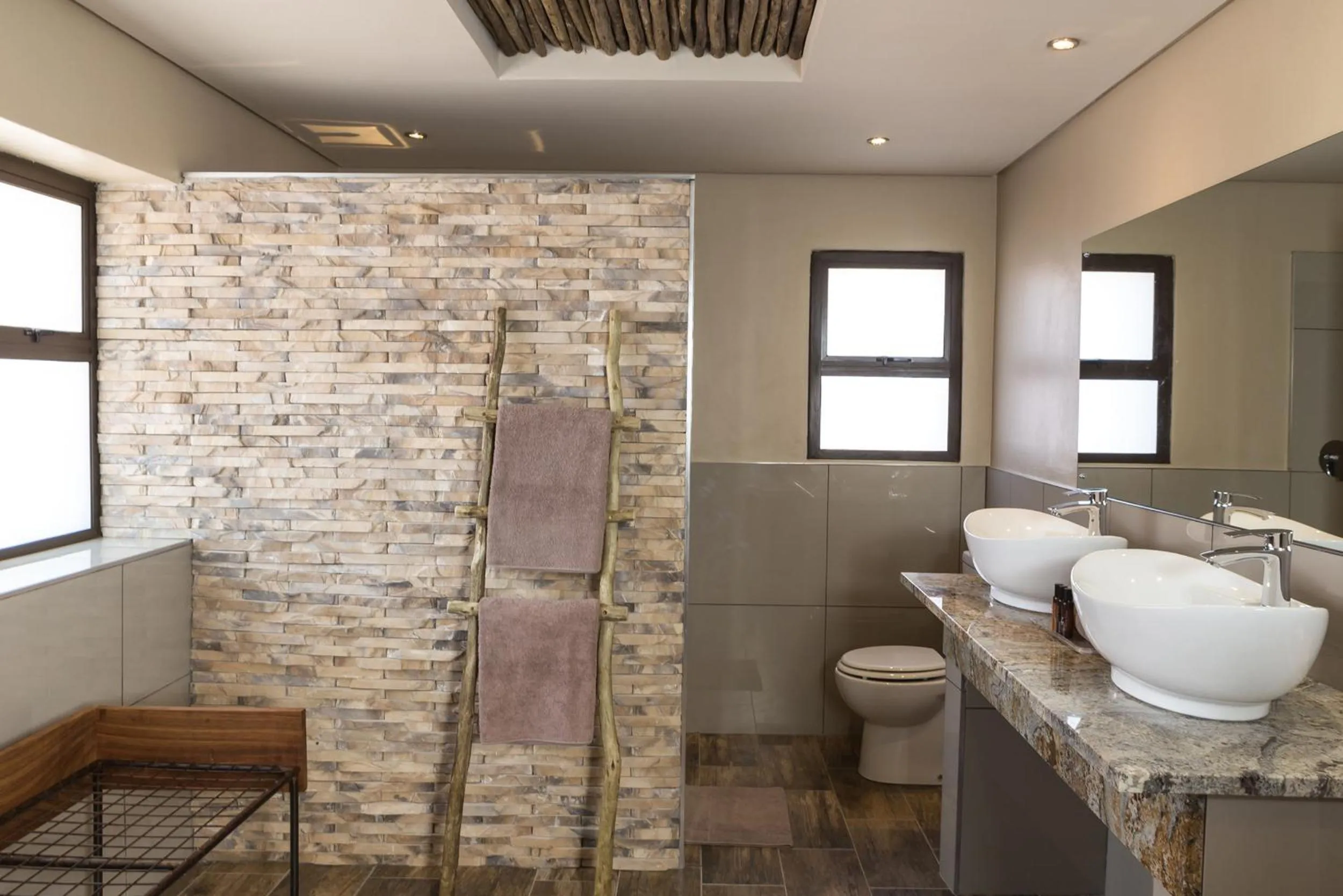 Shower in Sossusvlei Lodge