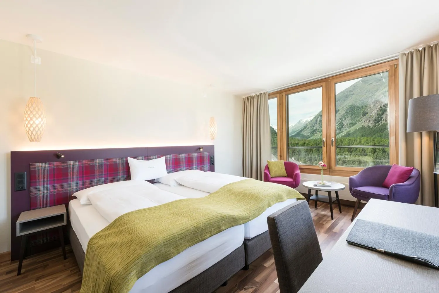 Mountain view, Bed in Hotel Allegra 3 Stern Superior