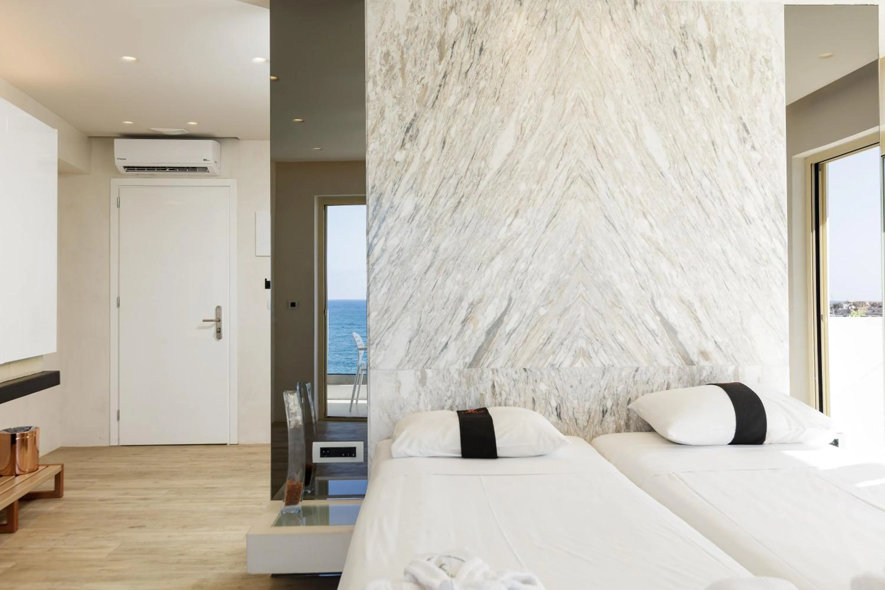 Bedroom, Bed in Kahlua Sea View Suites - Adults Only