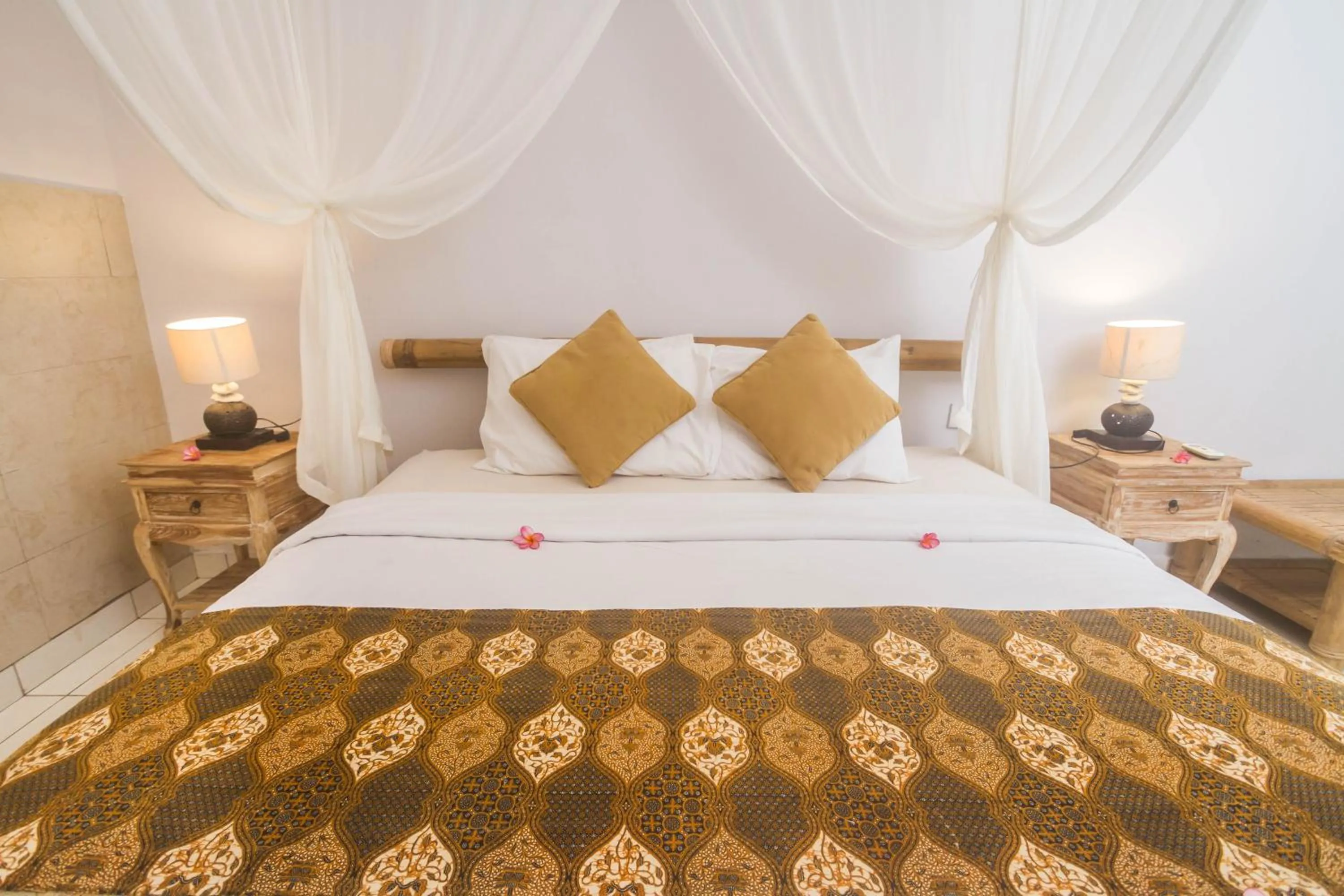 Bed in Parthi Puri Ubud