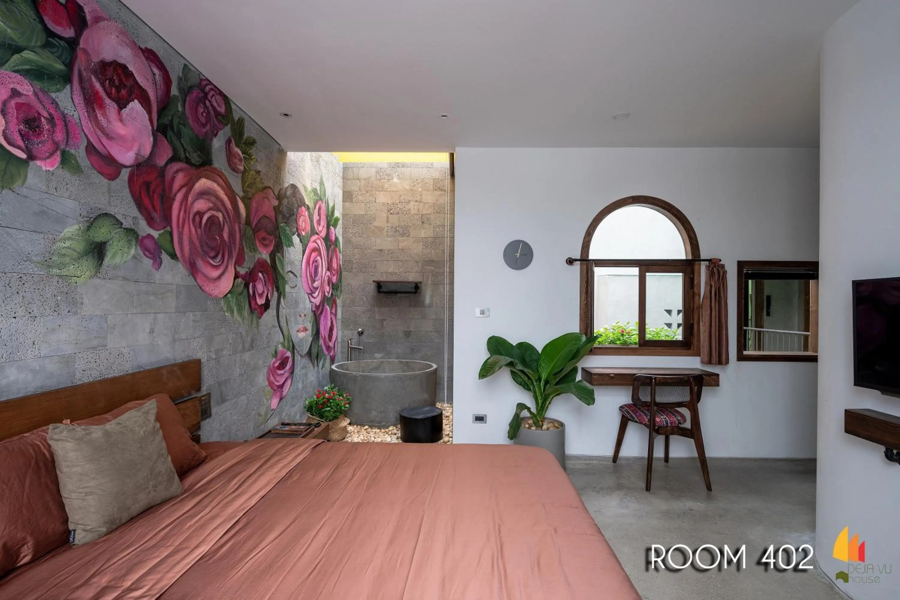 Bedroom, Bed in Deja Vu House Ha Long