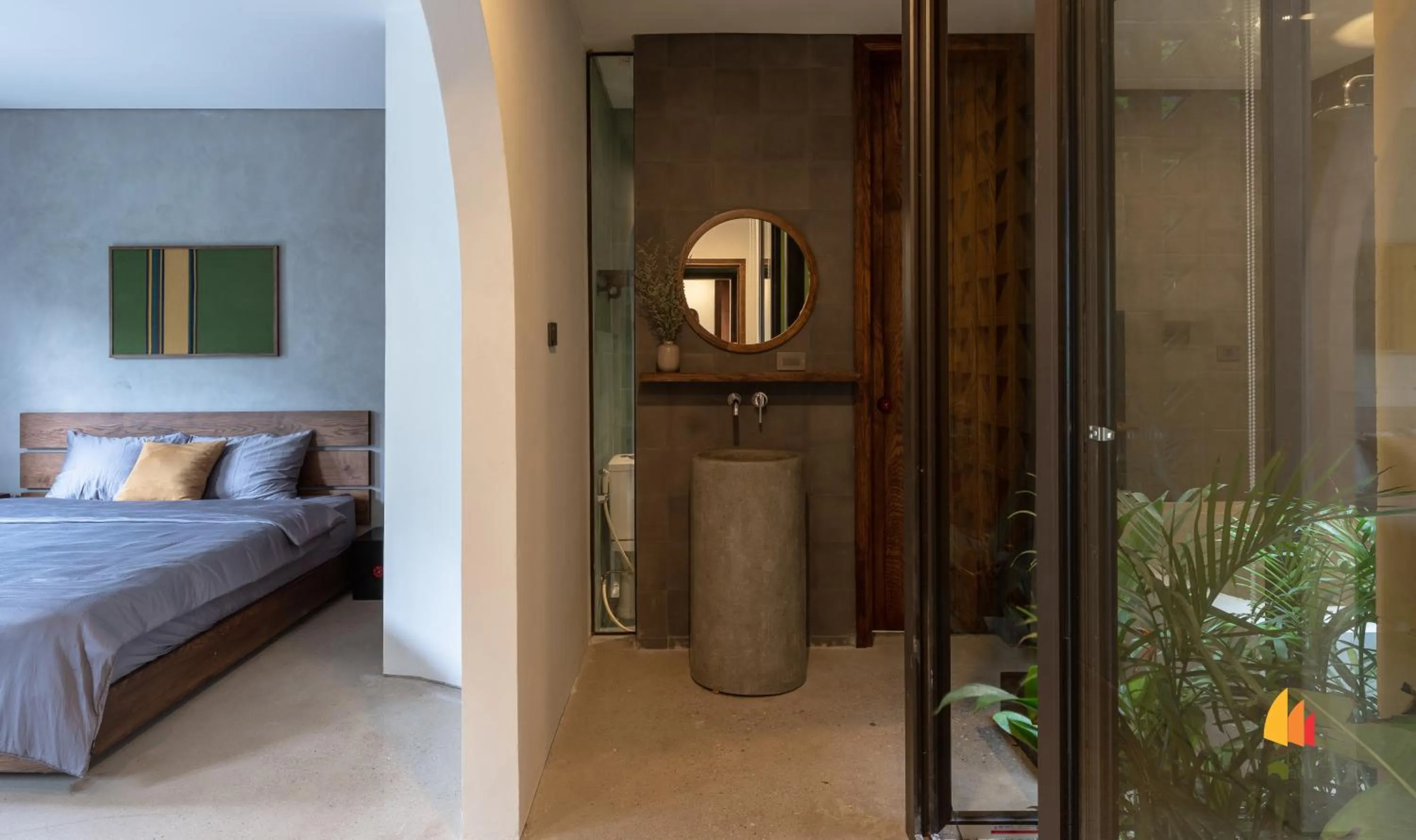 Bathroom, Bed in Deja Vu House Ha Long