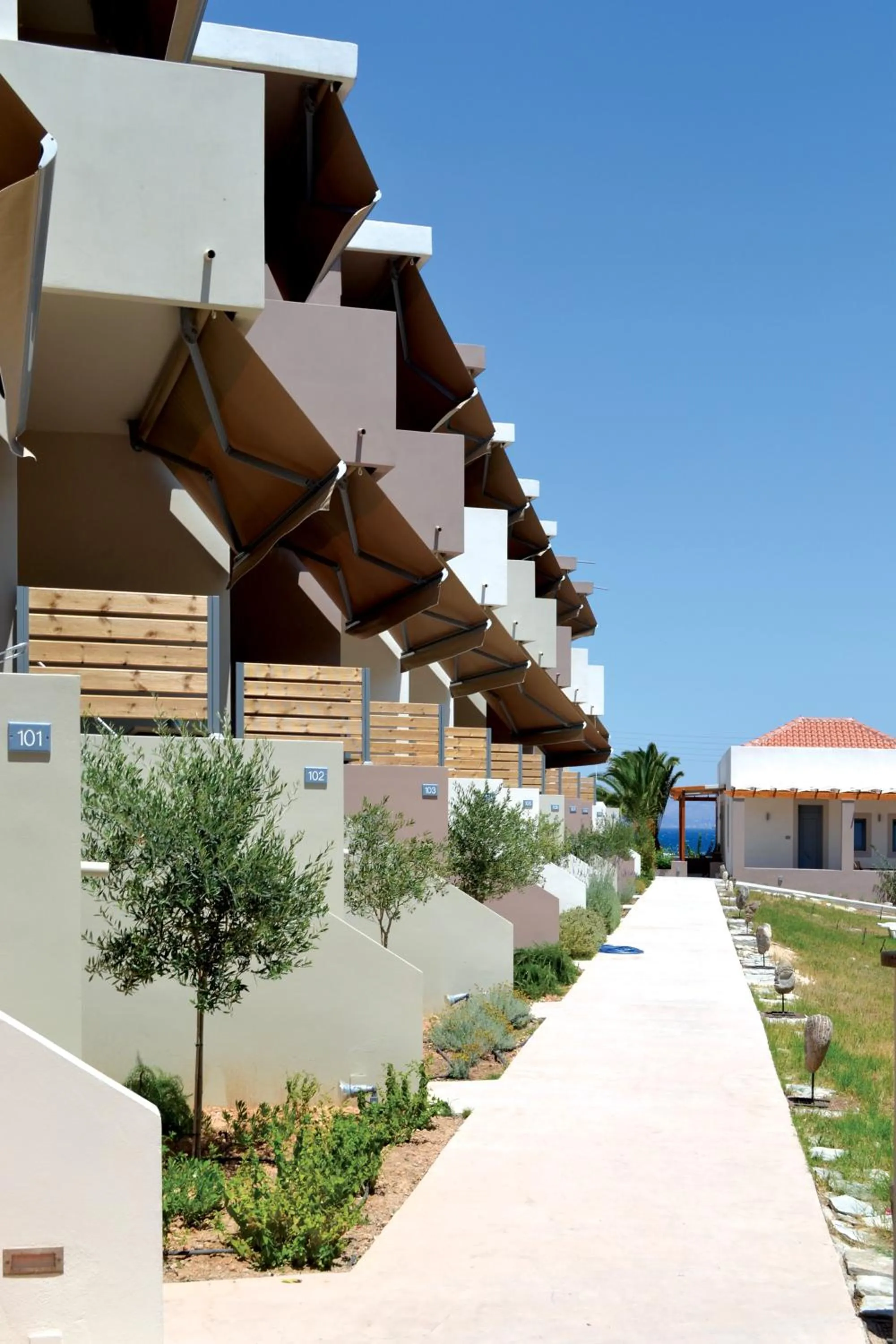 Facade/entrance in Xanthippi Hotel