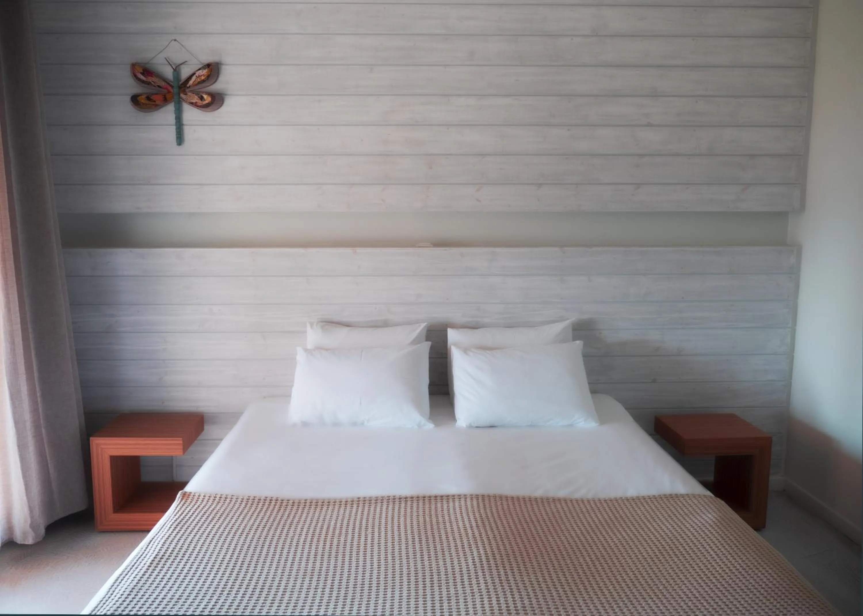 Bed in Xanthippi Hotel