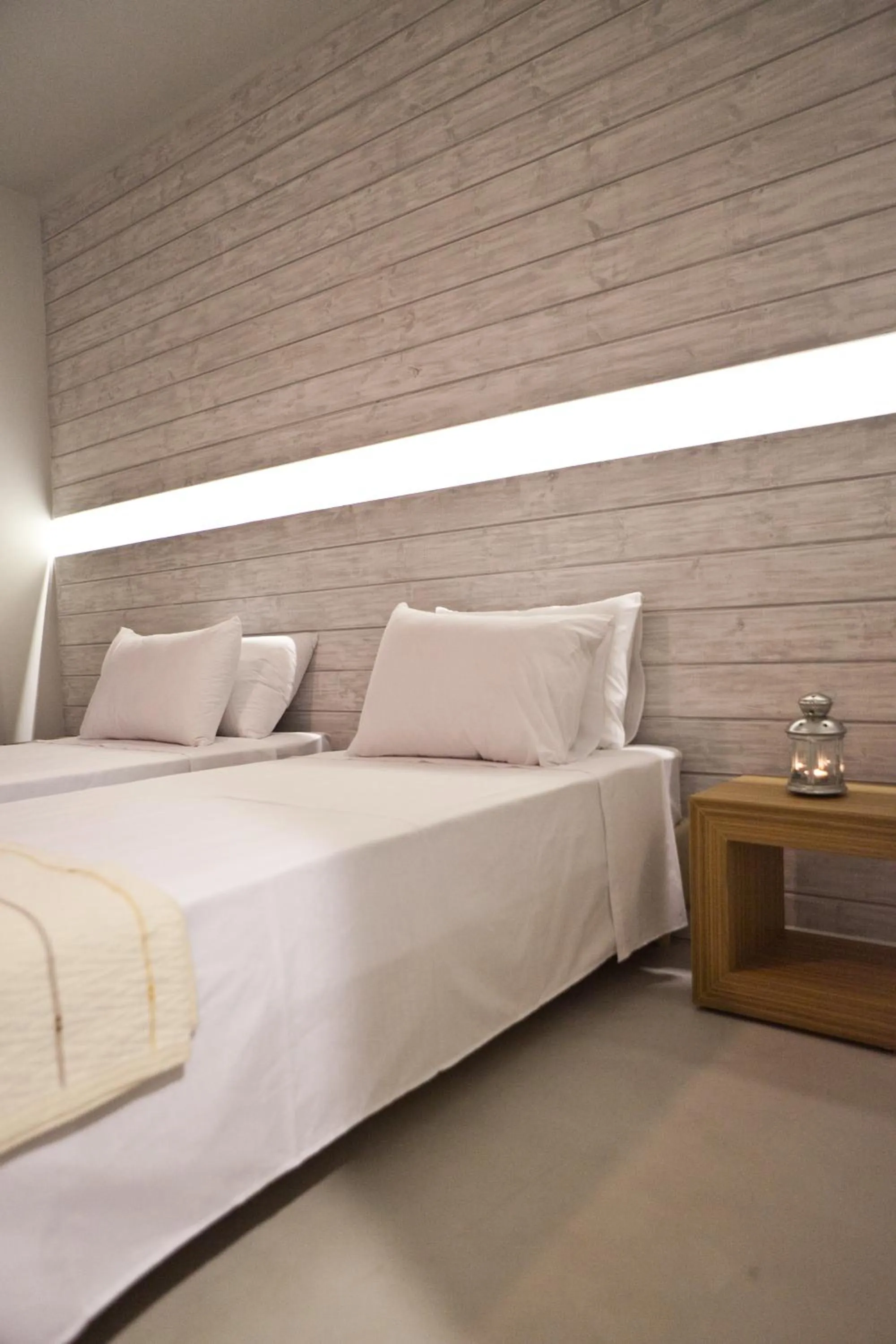 Bed in Xanthippi Hotel