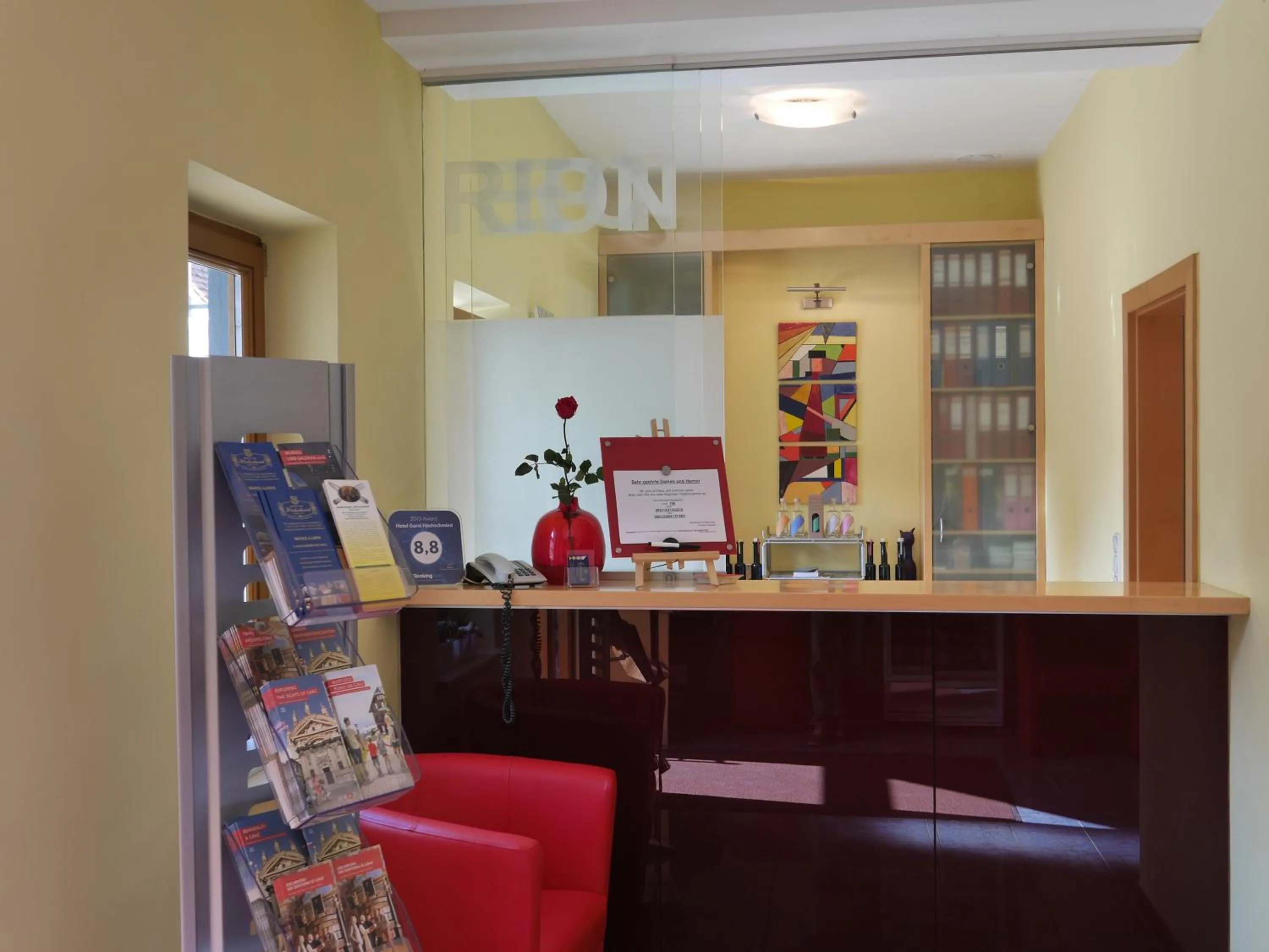 Lobby or reception in Hotel Garni Höchschmied