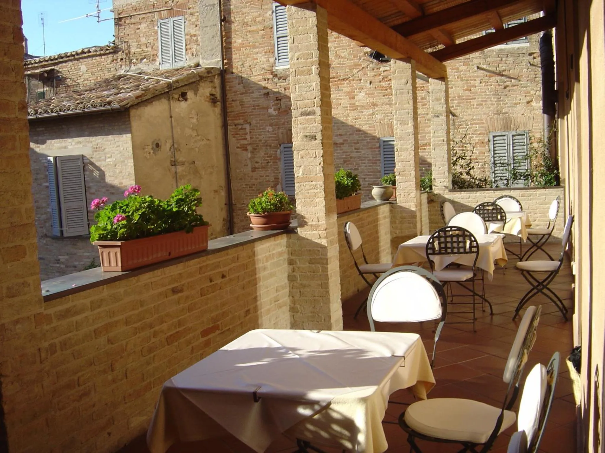 Balcony/Terrace in Albergo Italia