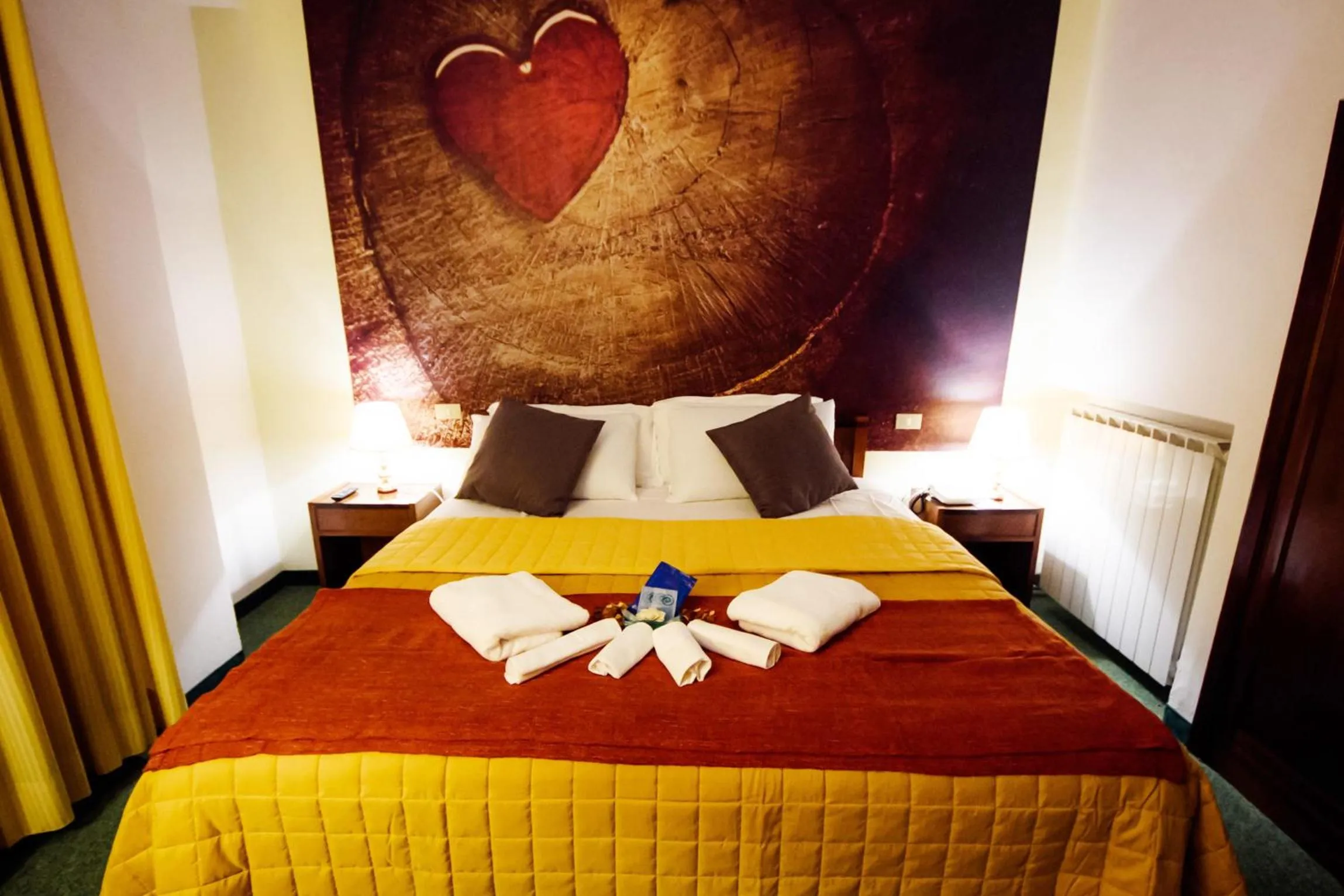 Bed in Hotel Palombella & Restaurant