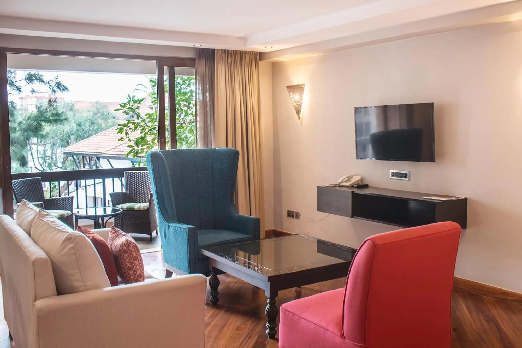 Living room in Longonot Place Serviced Apartment-Nairobi, City Centre CBD