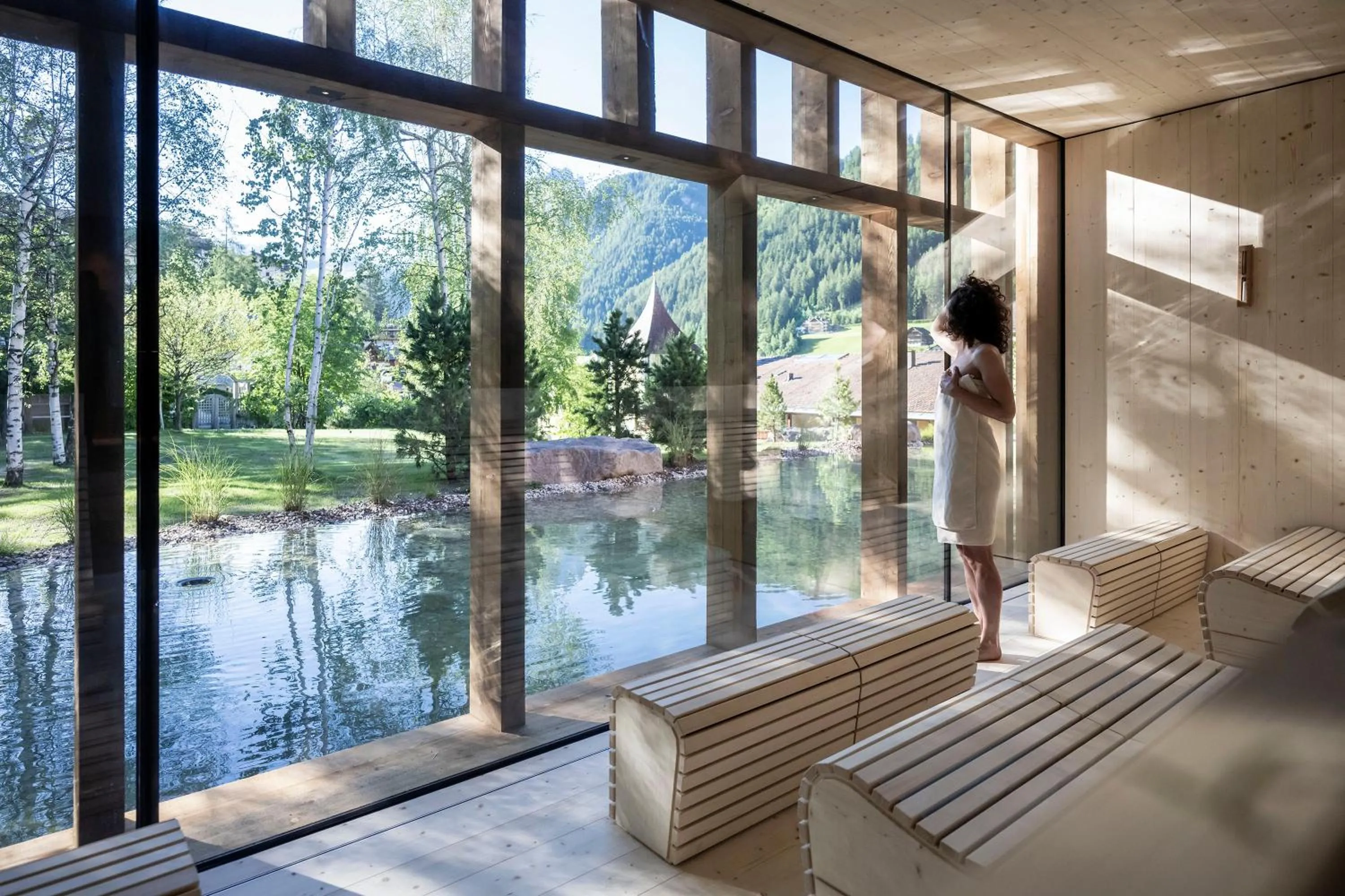 Sauna in Adler Spa Resort Dolomiti