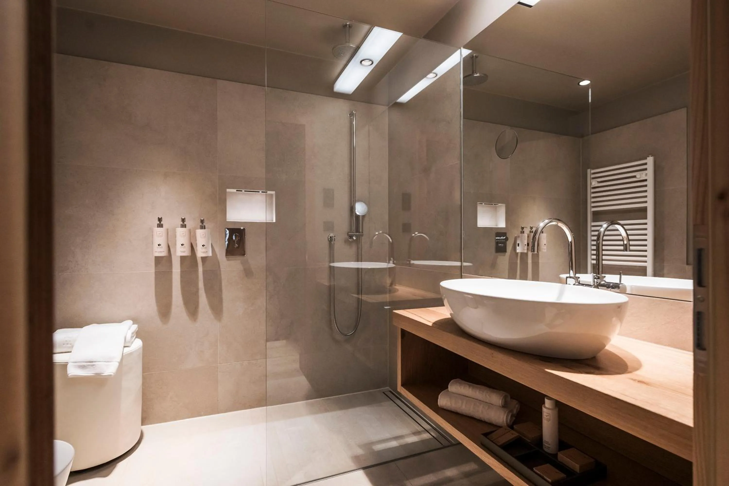 Bathroom in Adler Spa Resort Dolomiti