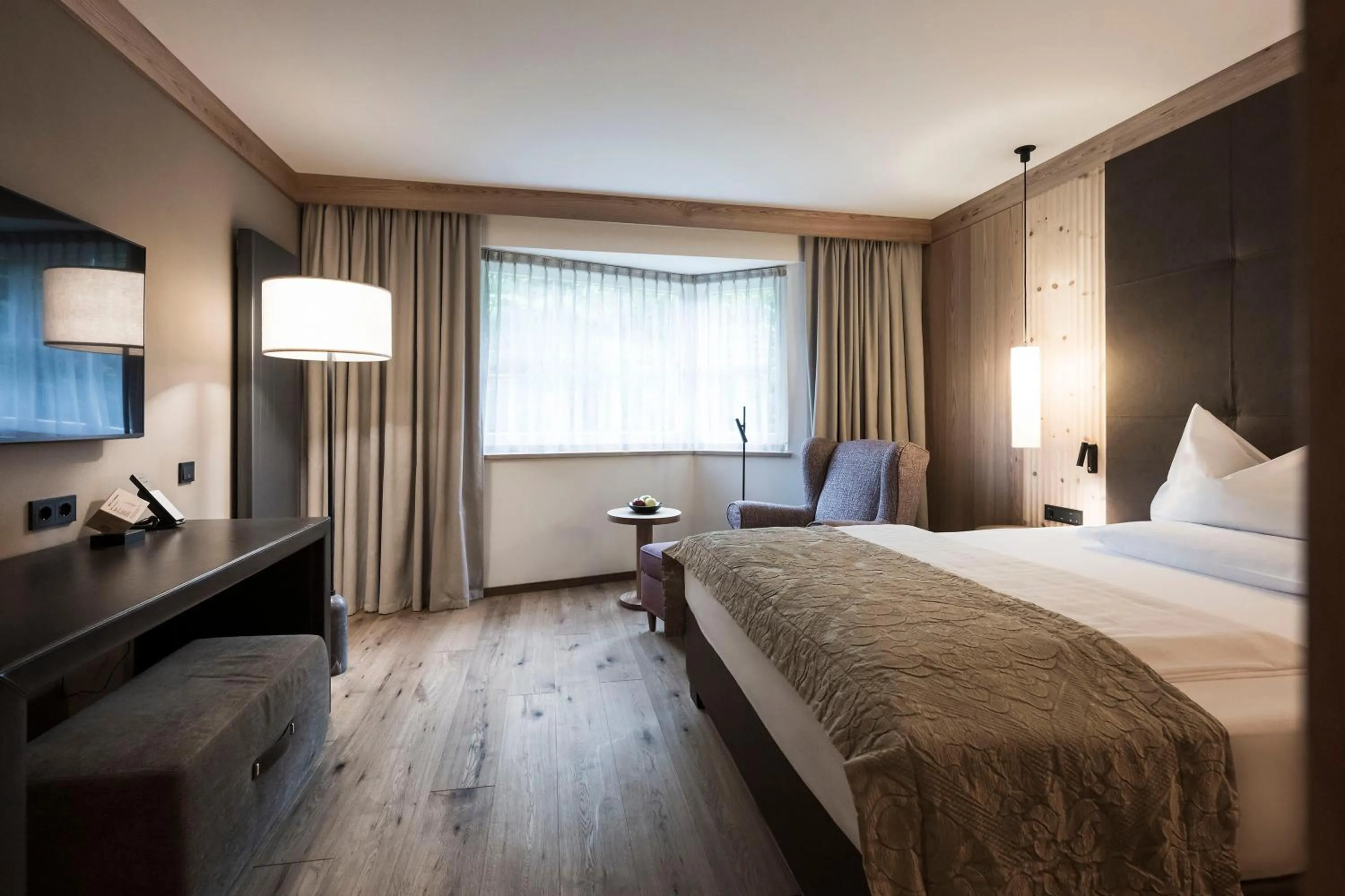 Bedroom, Bed in Adler Spa Resort Dolomiti