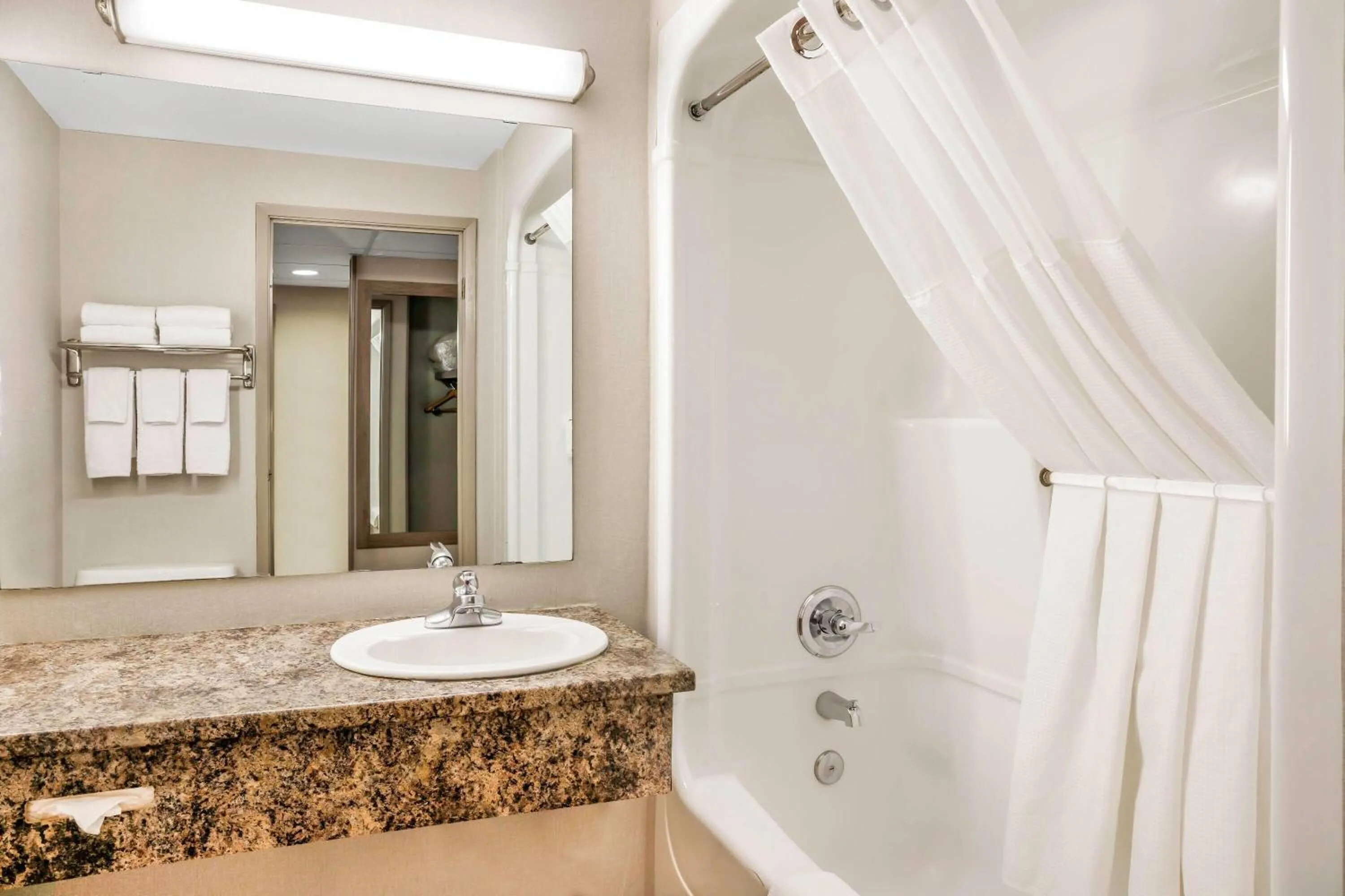 Bathroom in Days Inn & Suites by Wyndham West Edmonton