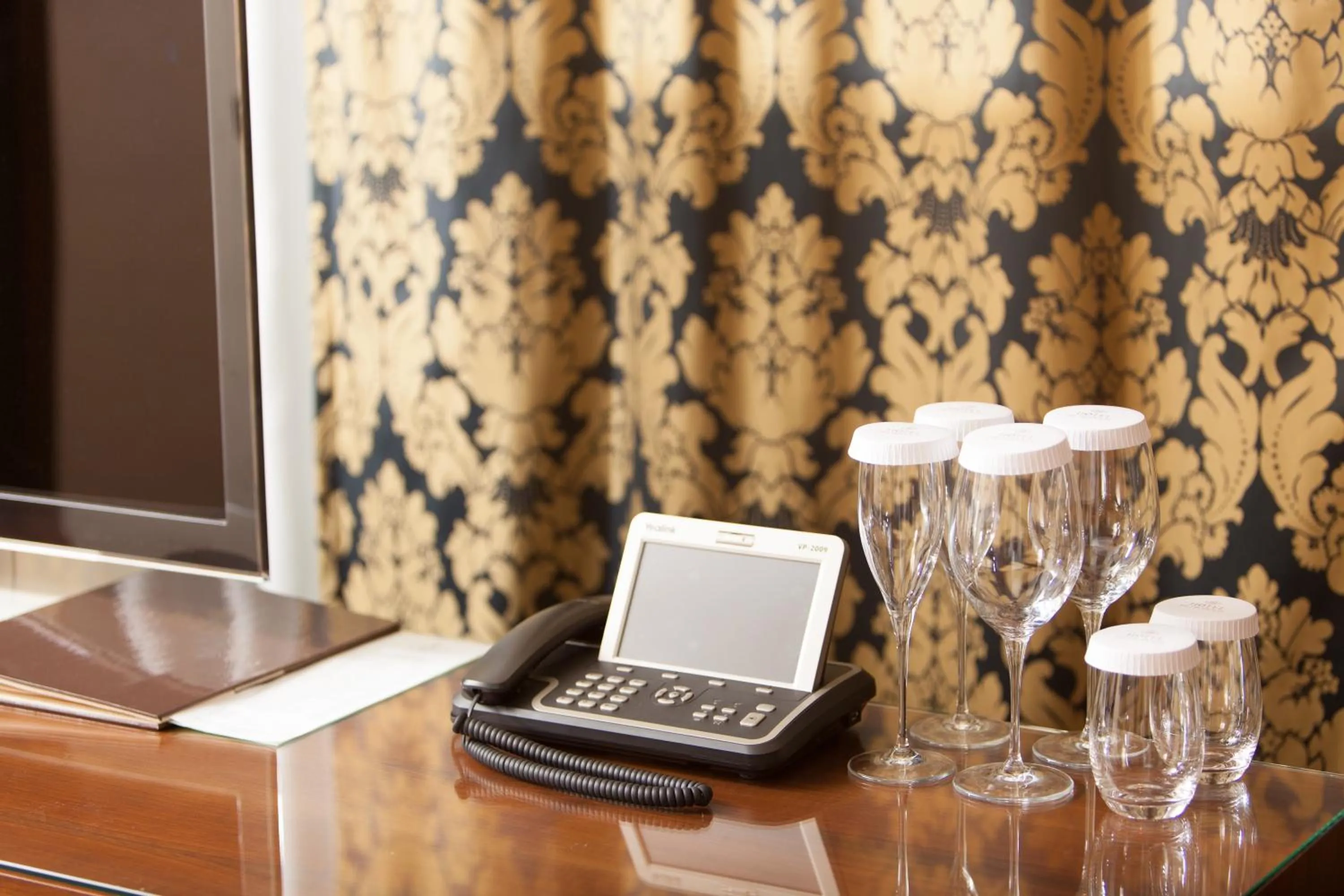 Decorative detail in Metropolis Hotel