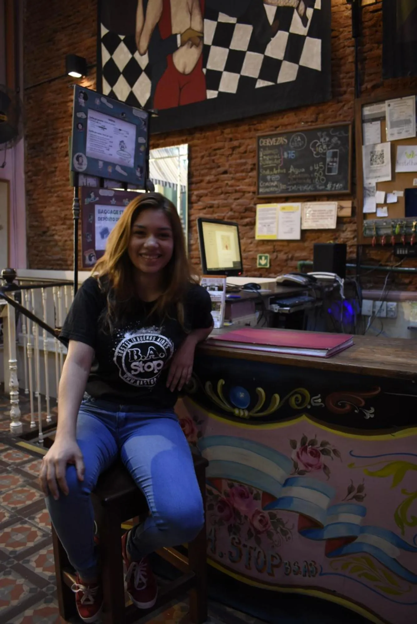 Staff in BA Stop Hotel House