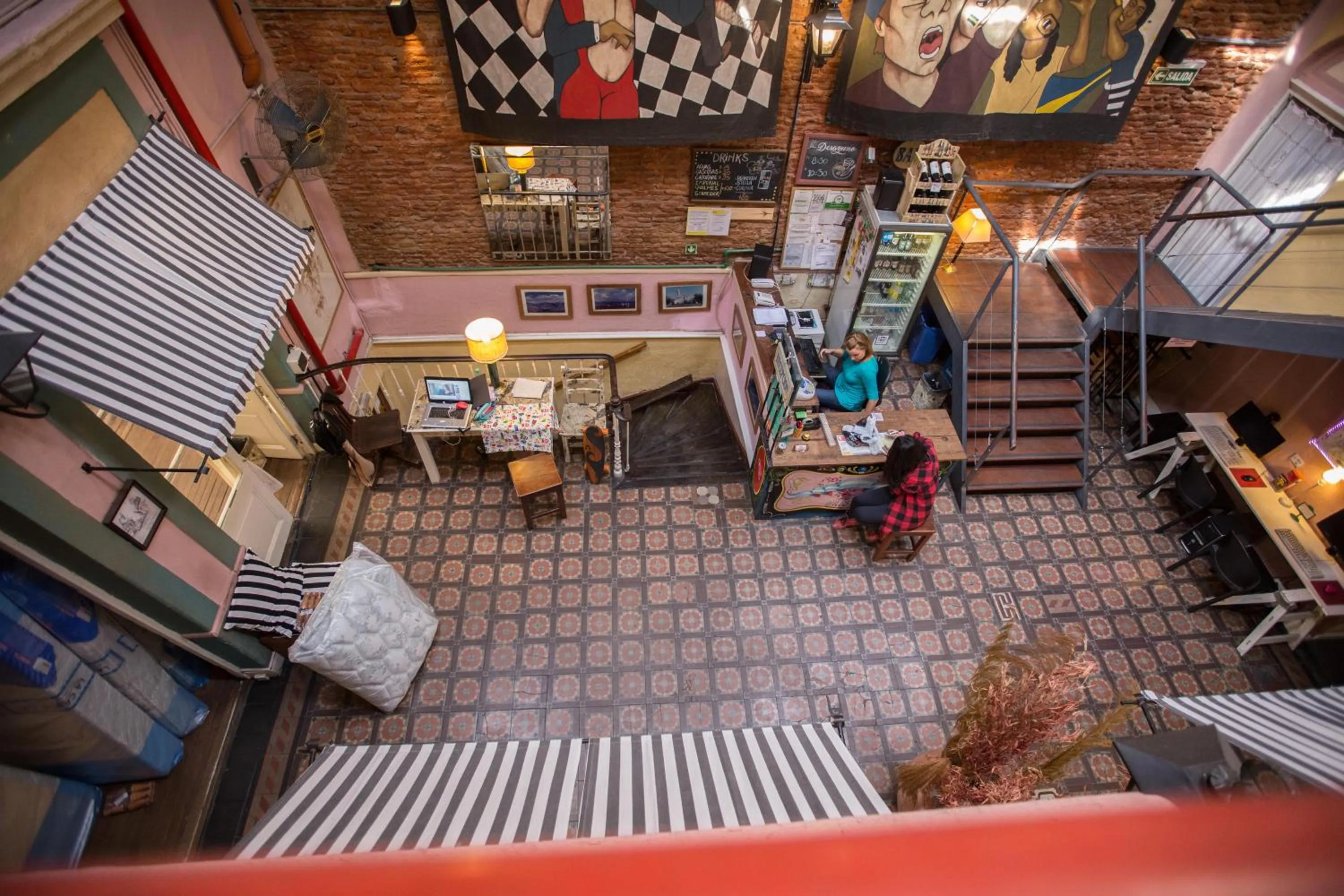 Staff in BA Stop Hotel House