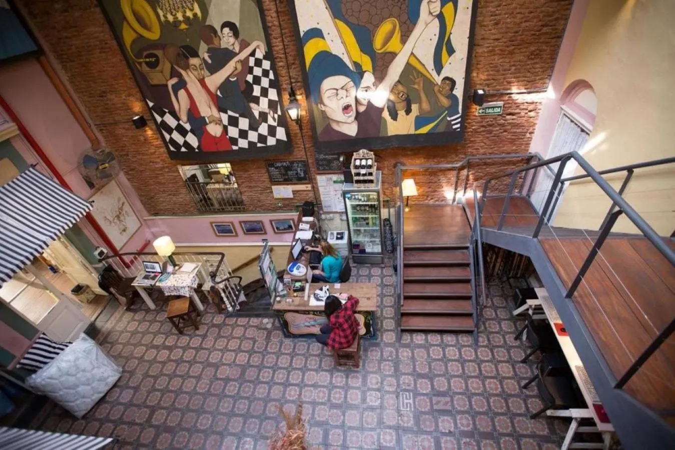 Seating area in BA Stop Hotel House