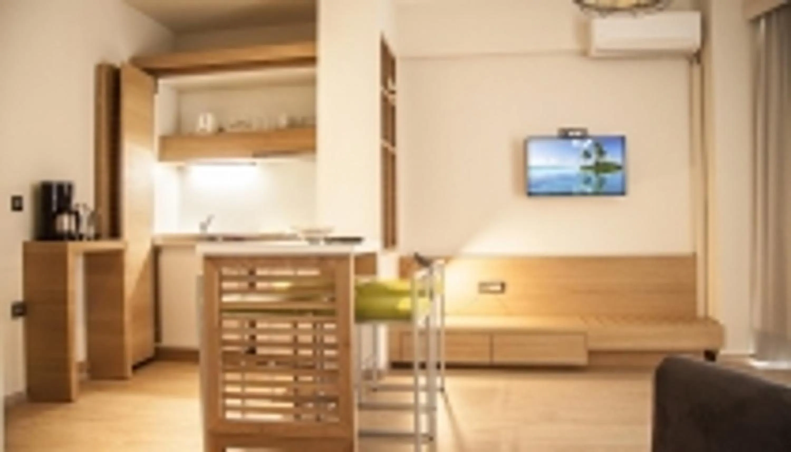 Seating area in Hotel Christina