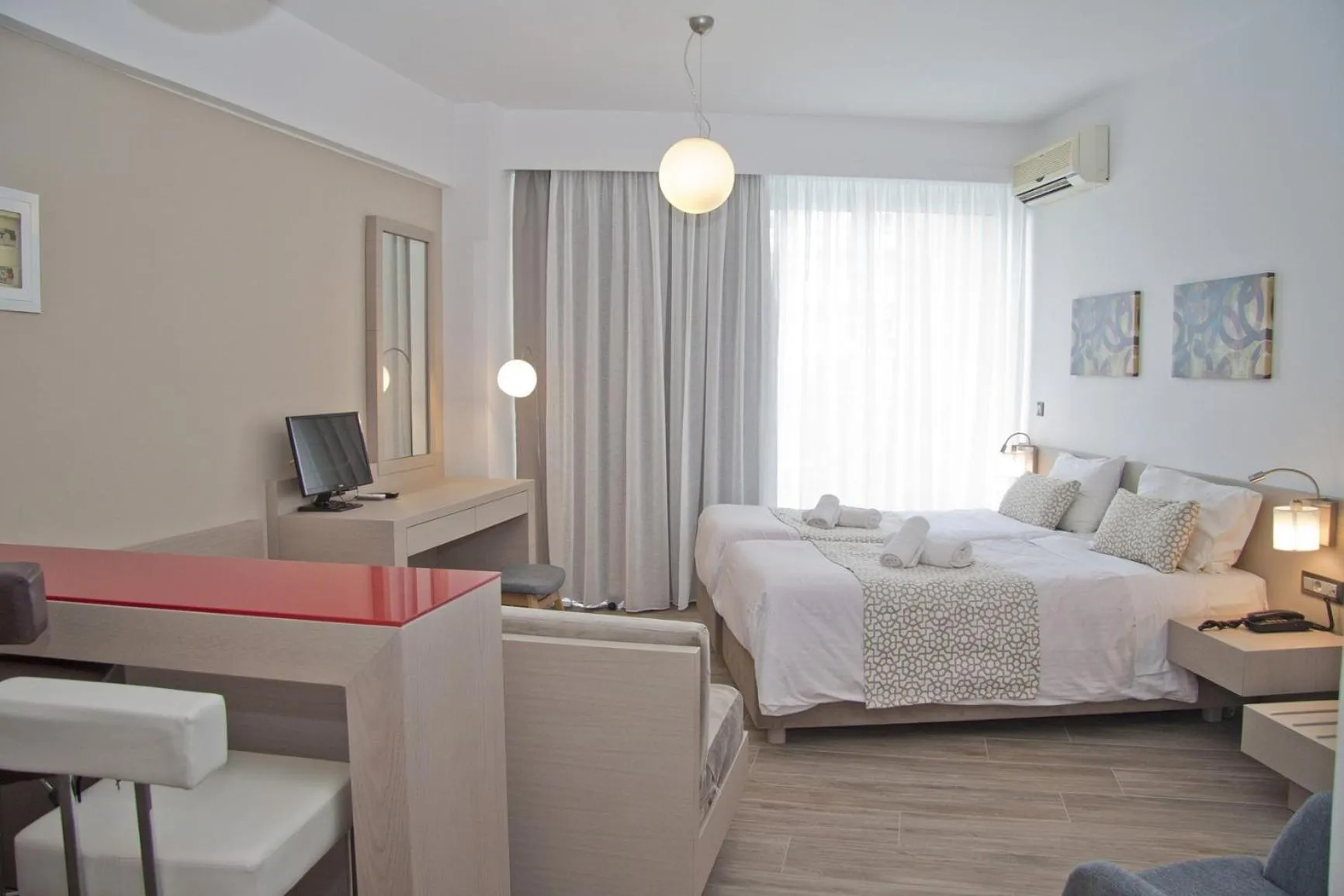 Bed in Hotel Christina