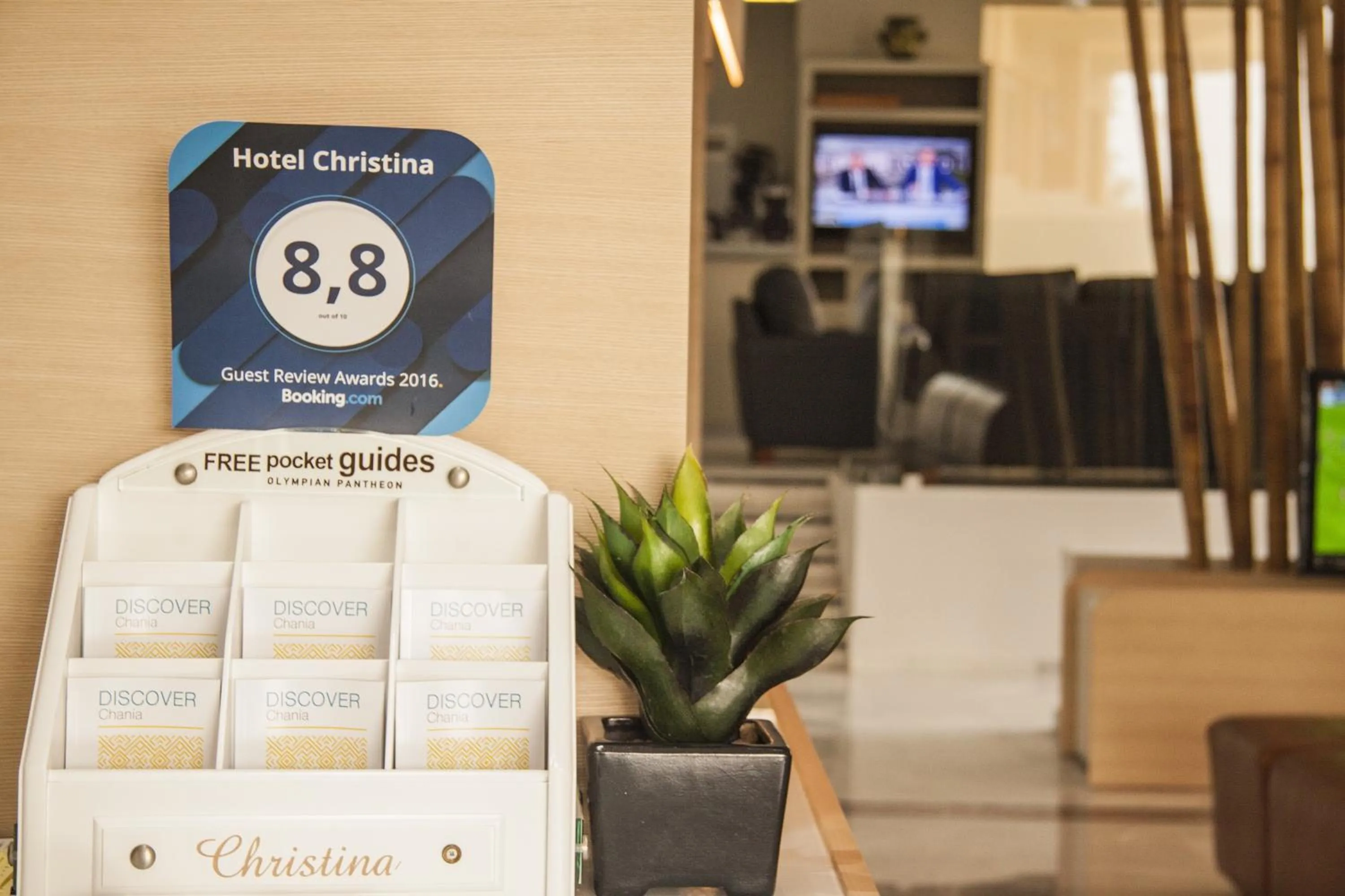 Lobby or reception in Hotel Christina