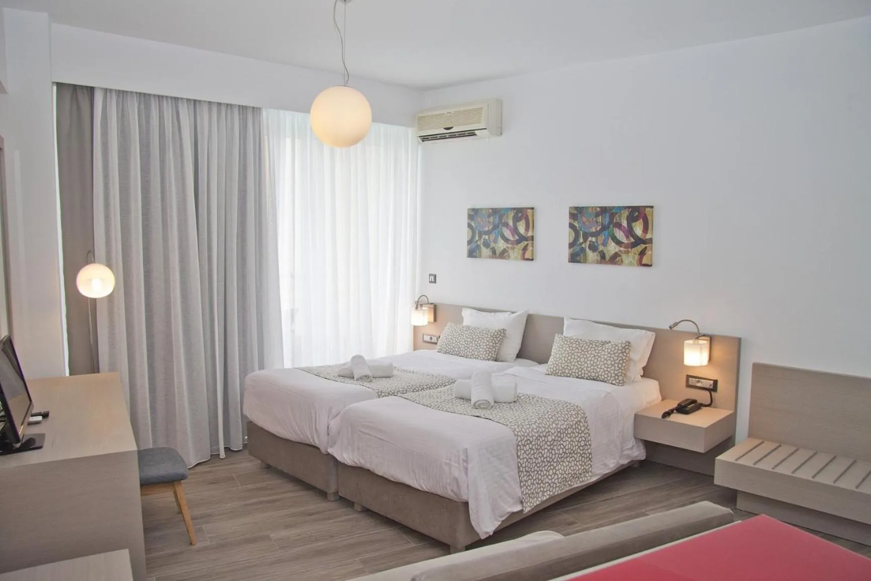 Bed in Hotel Christina