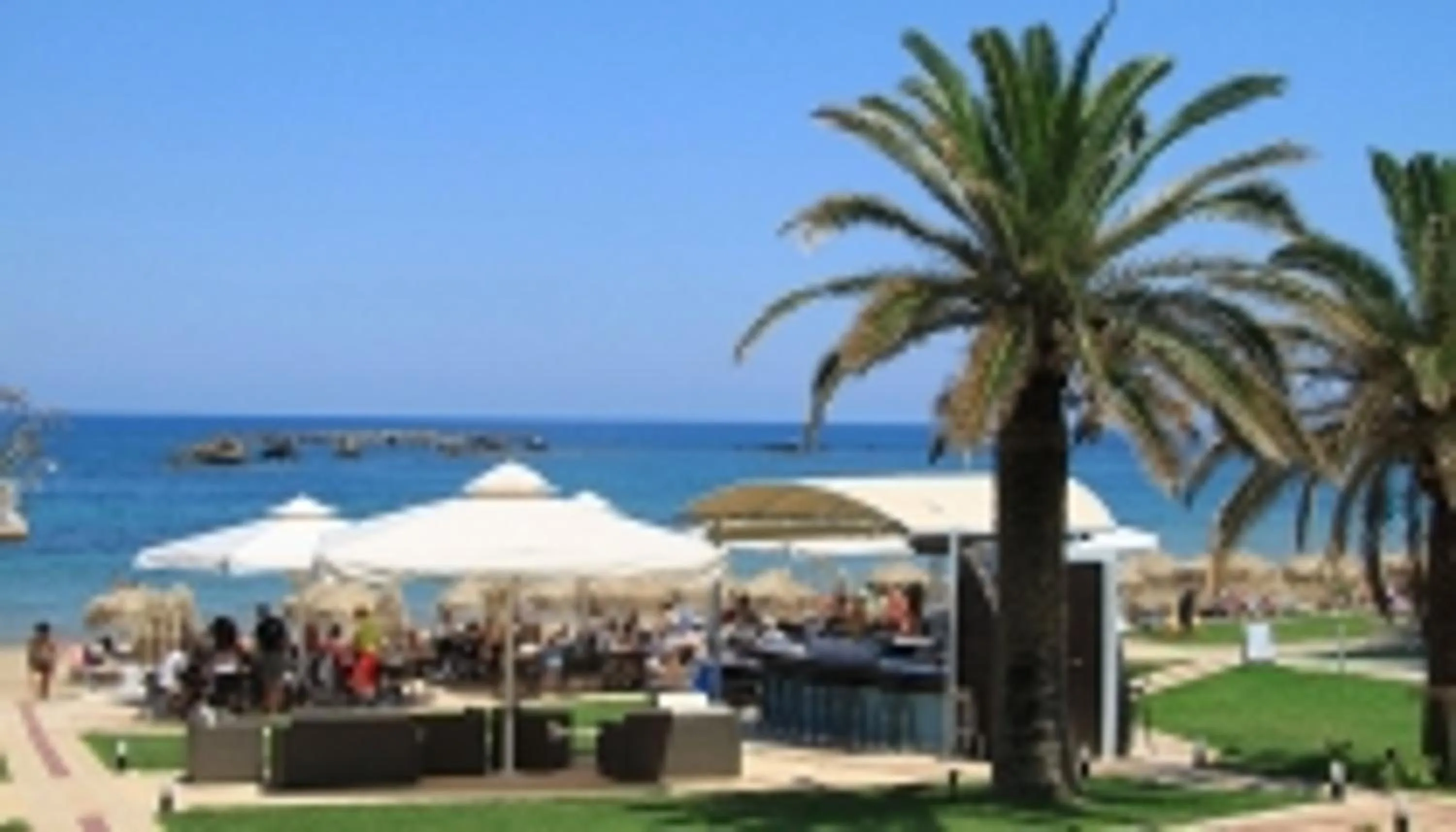 Beach in Hotel Christina