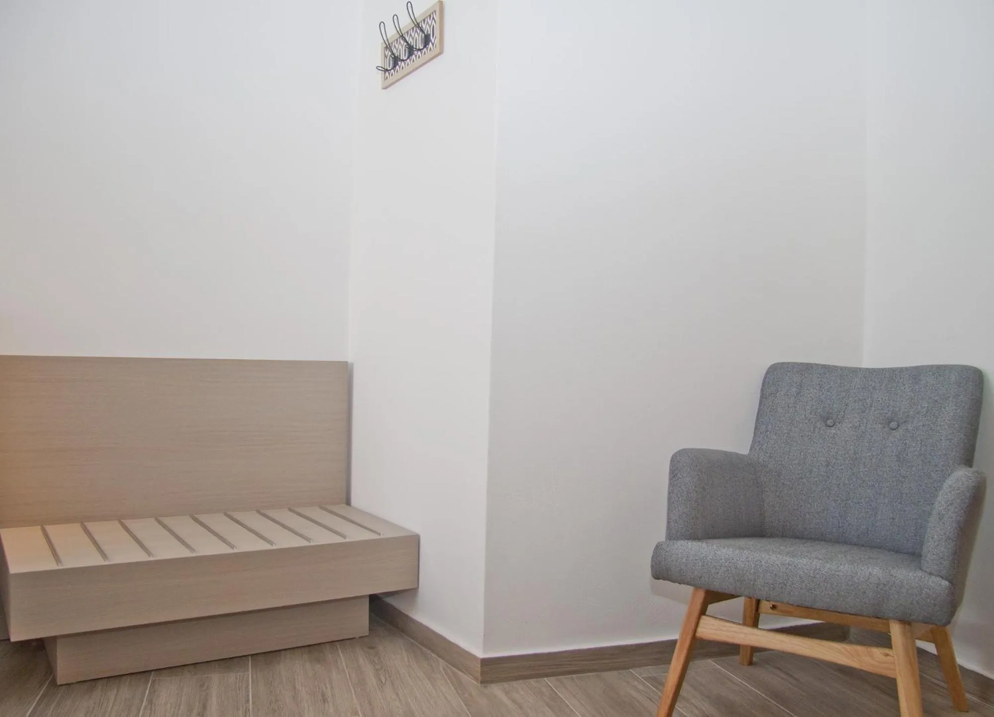 Seating area in Hotel Christina