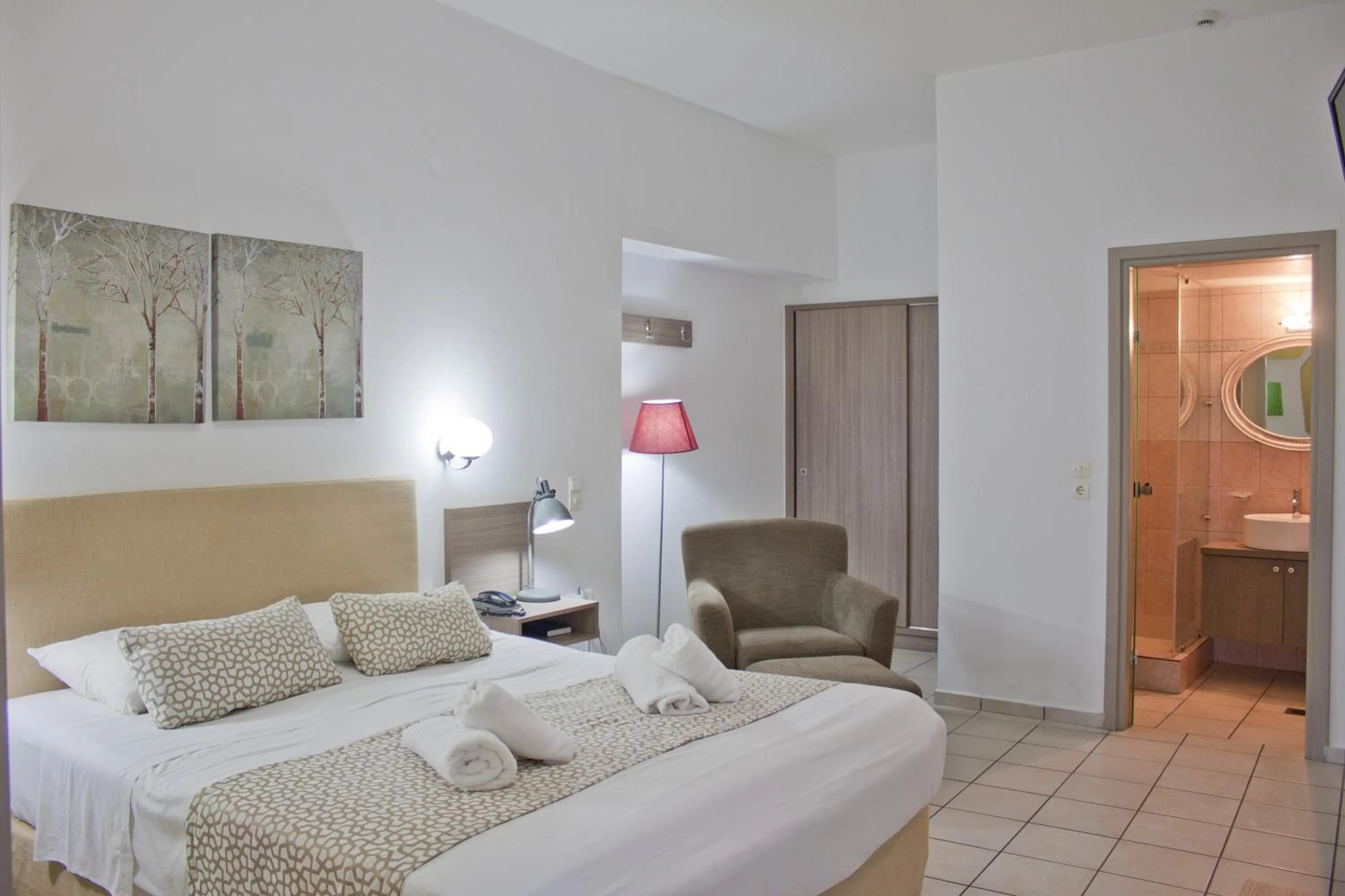 Bedroom, Bed in Hotel Christina