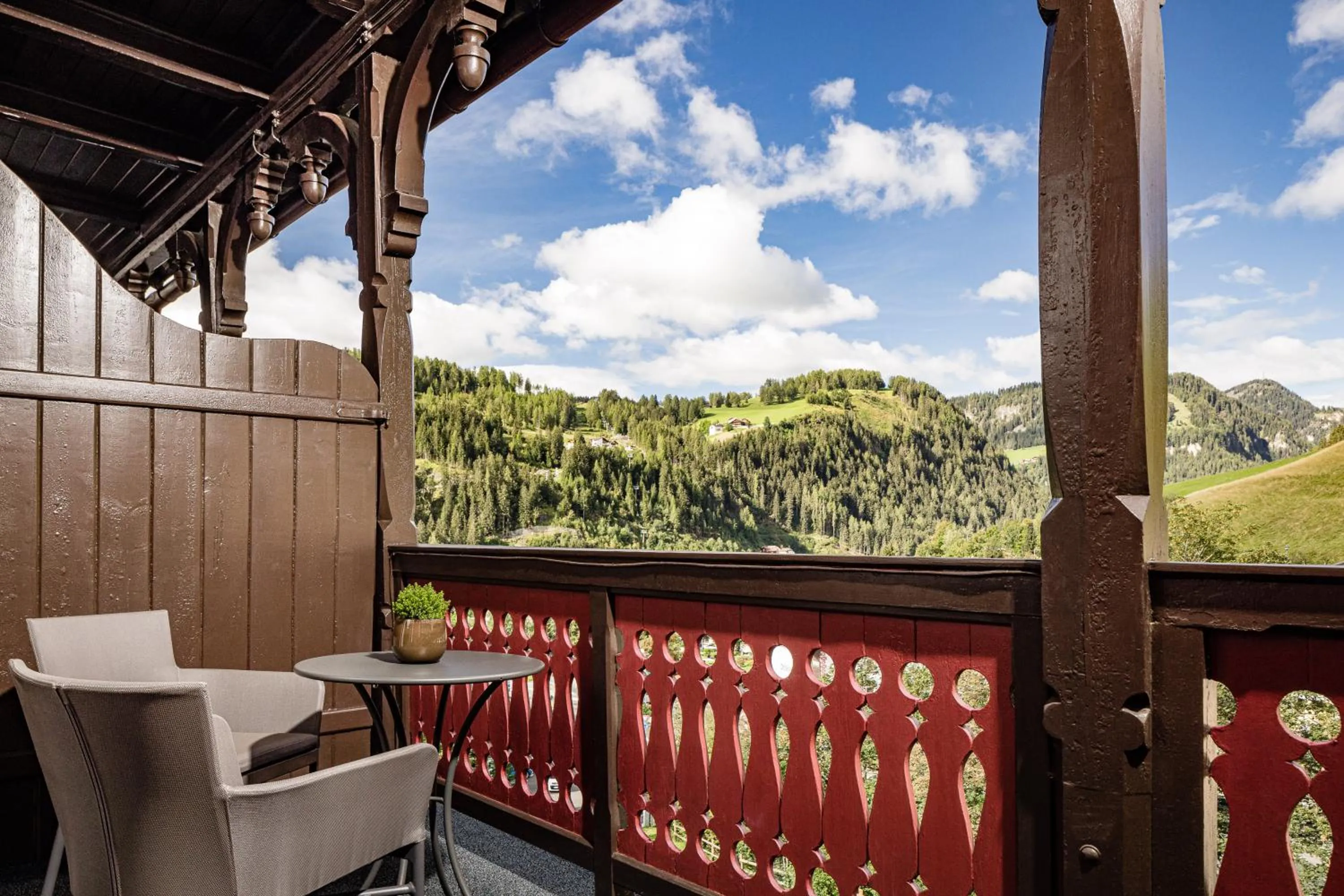 Balcony/Terrace in Grand Hotel Wolkenstein