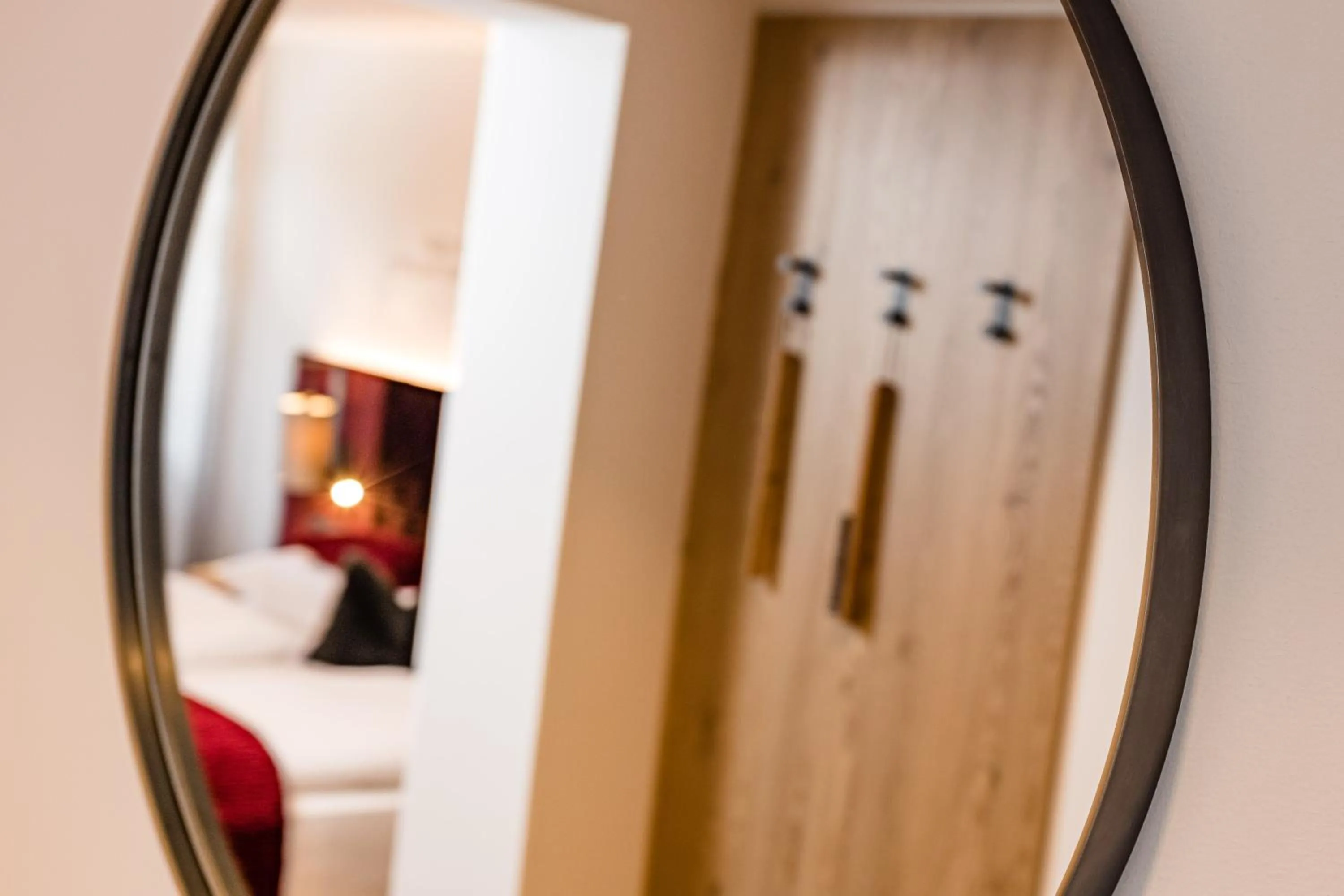 Decorative detail, Bed in Grand Hotel Wolkenstein