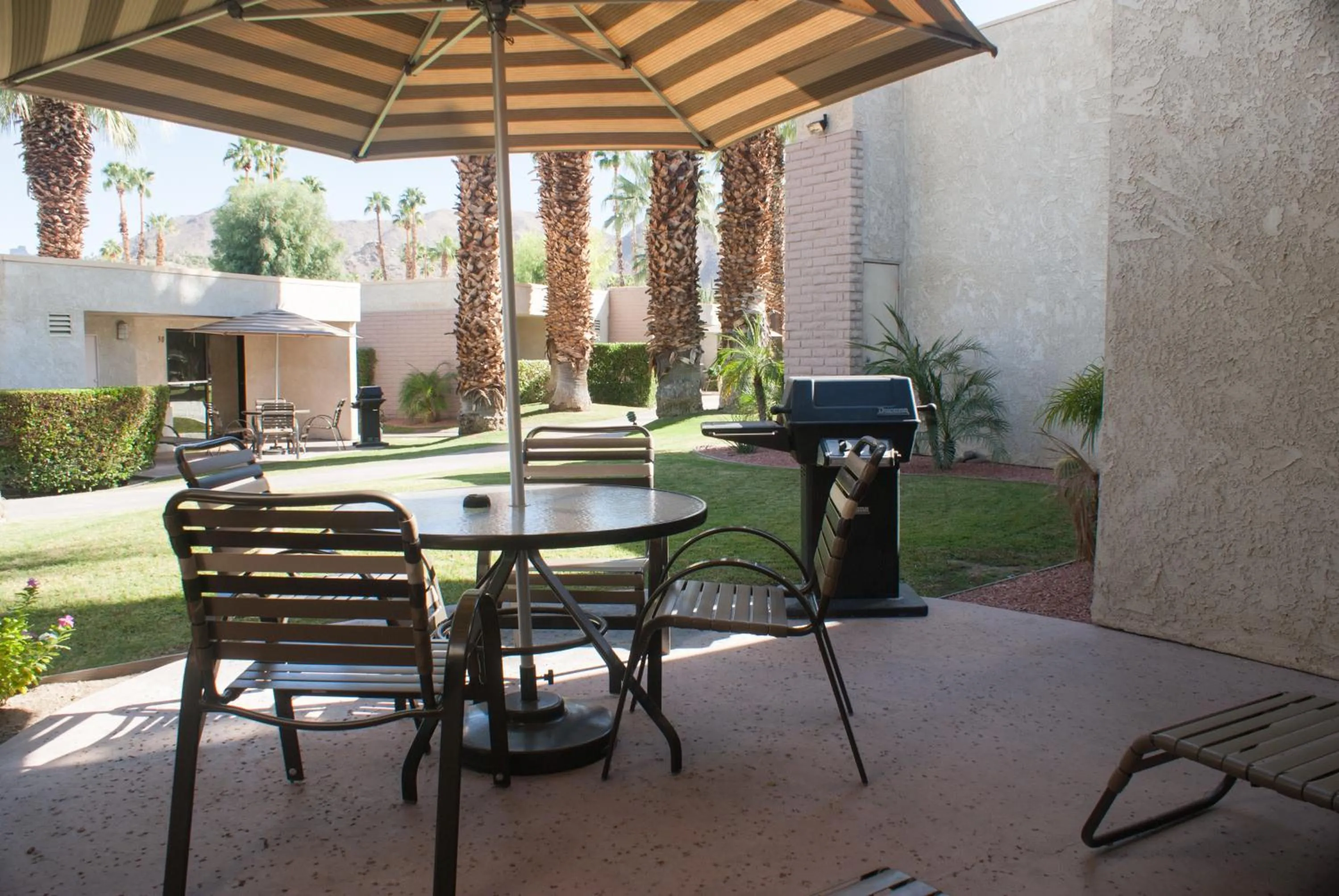 Patio in Desert Isle Resort
