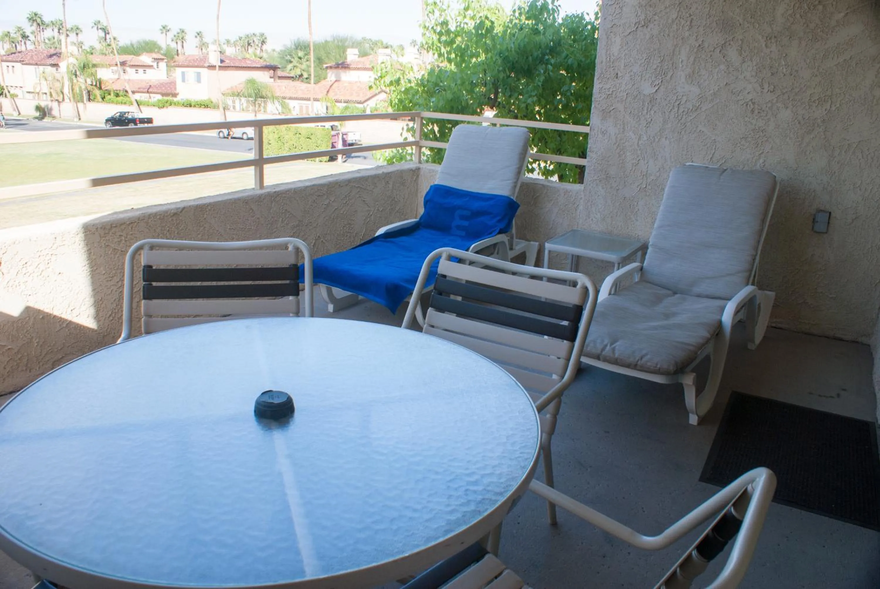 Patio in Desert Isle Resort