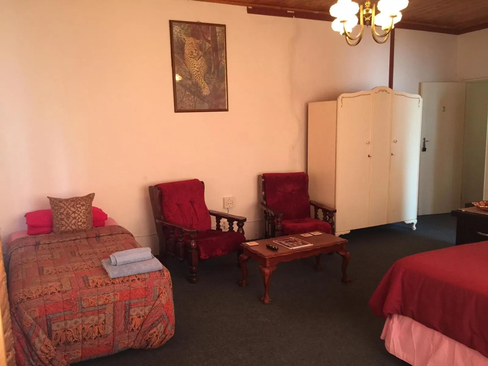 Seating area in La Rive Waterberg Accommodation