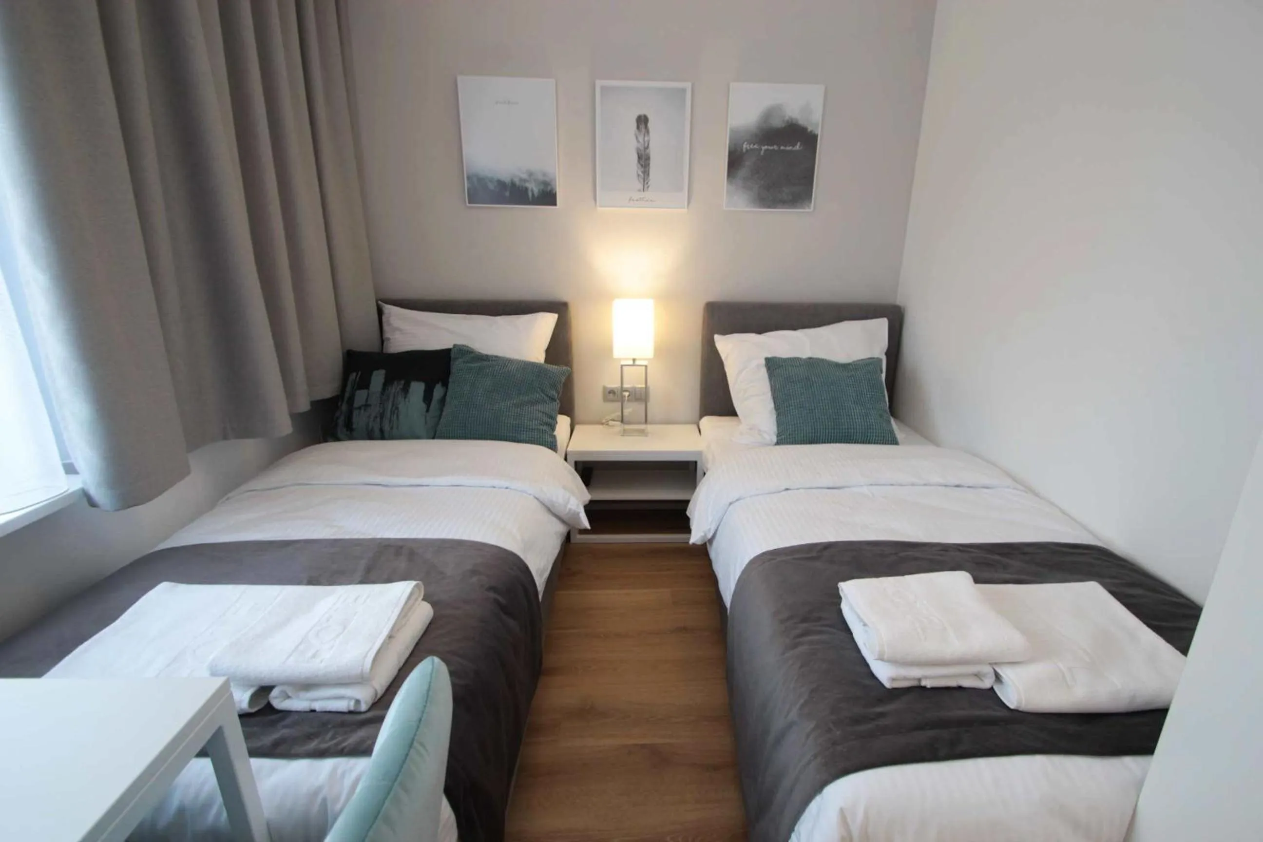 Bed in Hotel Coliber