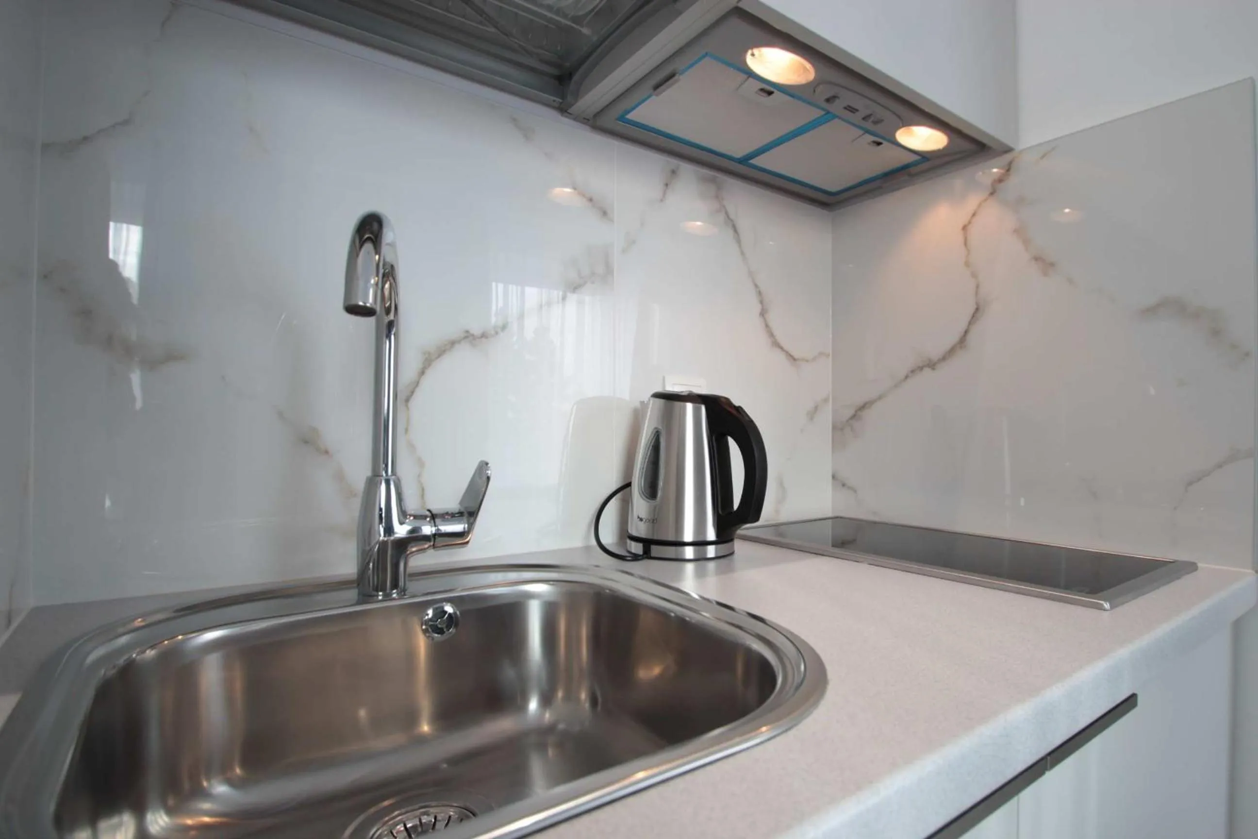 Kitchen or kitchenette in Hotel Coliber