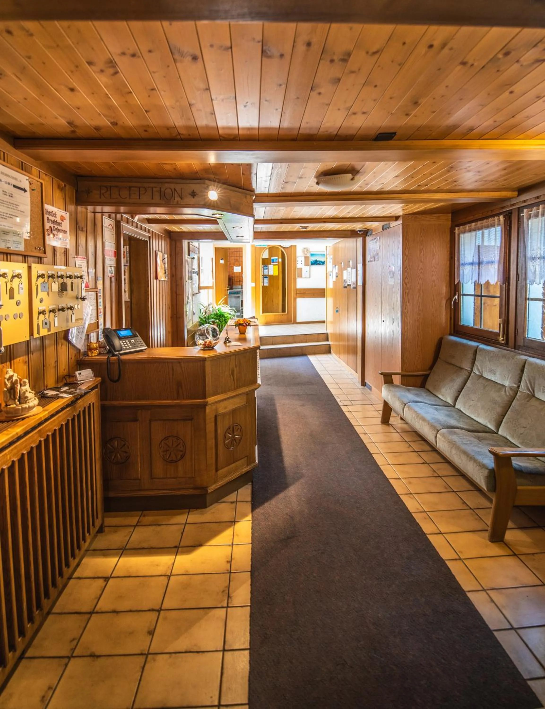 Lobby or reception in Hotel Weisshorn