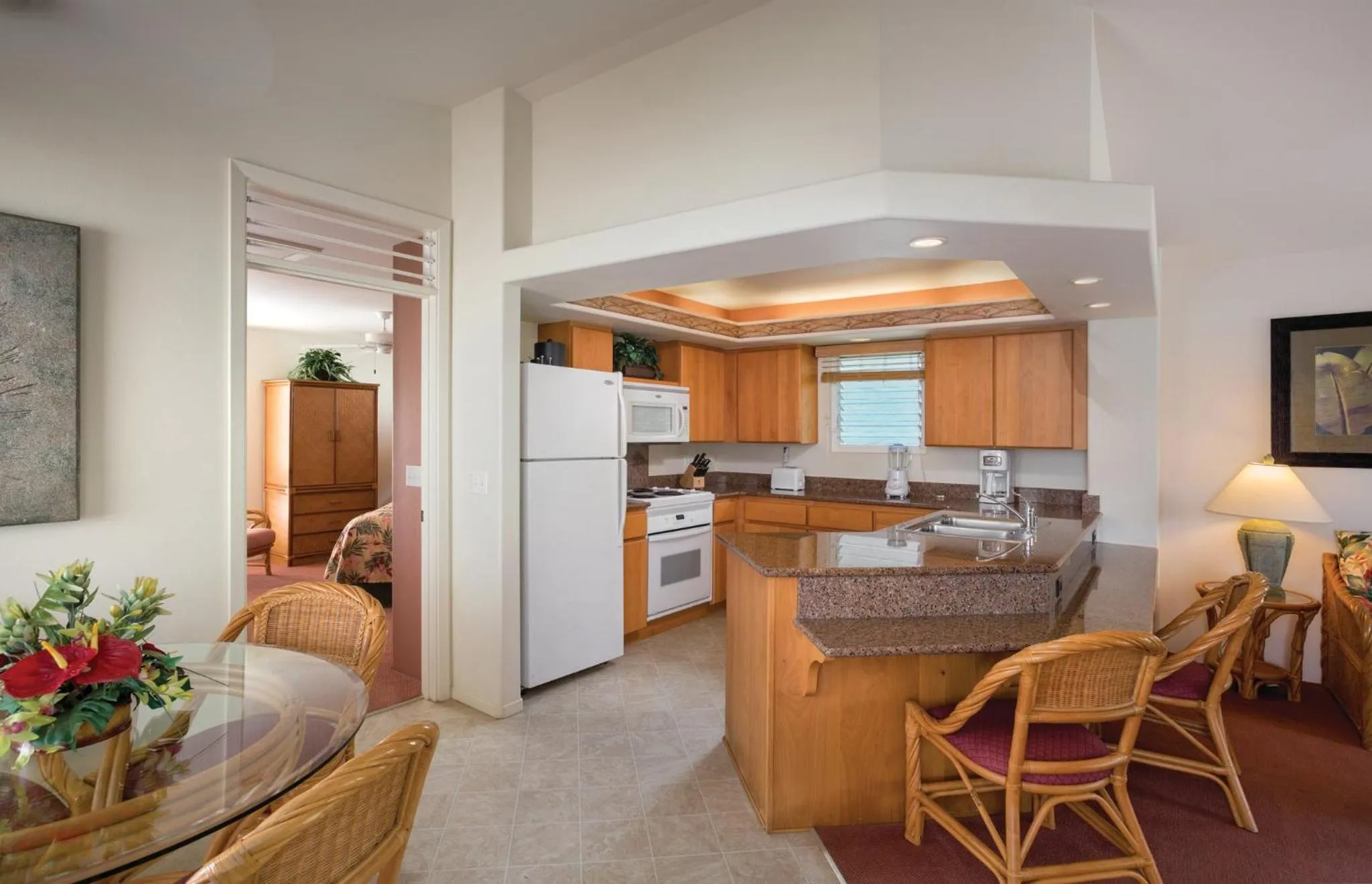 Kitchen or kitchenette in Club Wyndham Bali Hai Villas