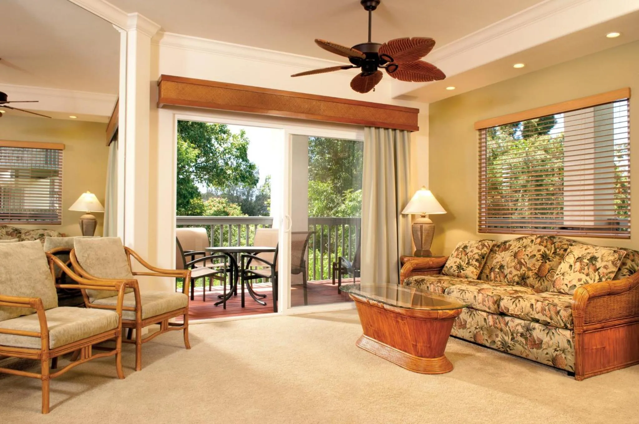 Living room in Club Wyndham Bali Hai Villas