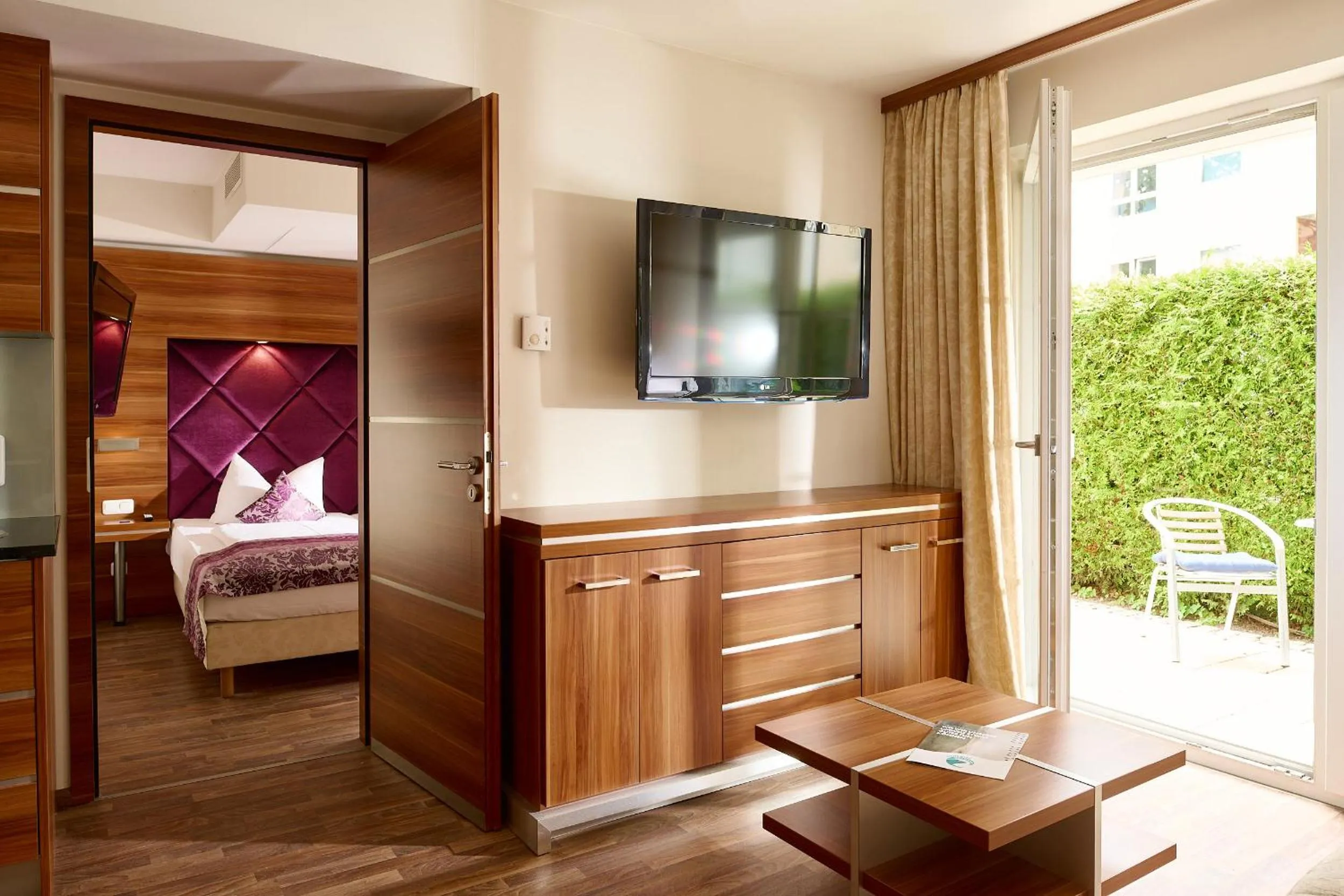 Photo of the whole room, Bed in Arkona Strandresidenzen