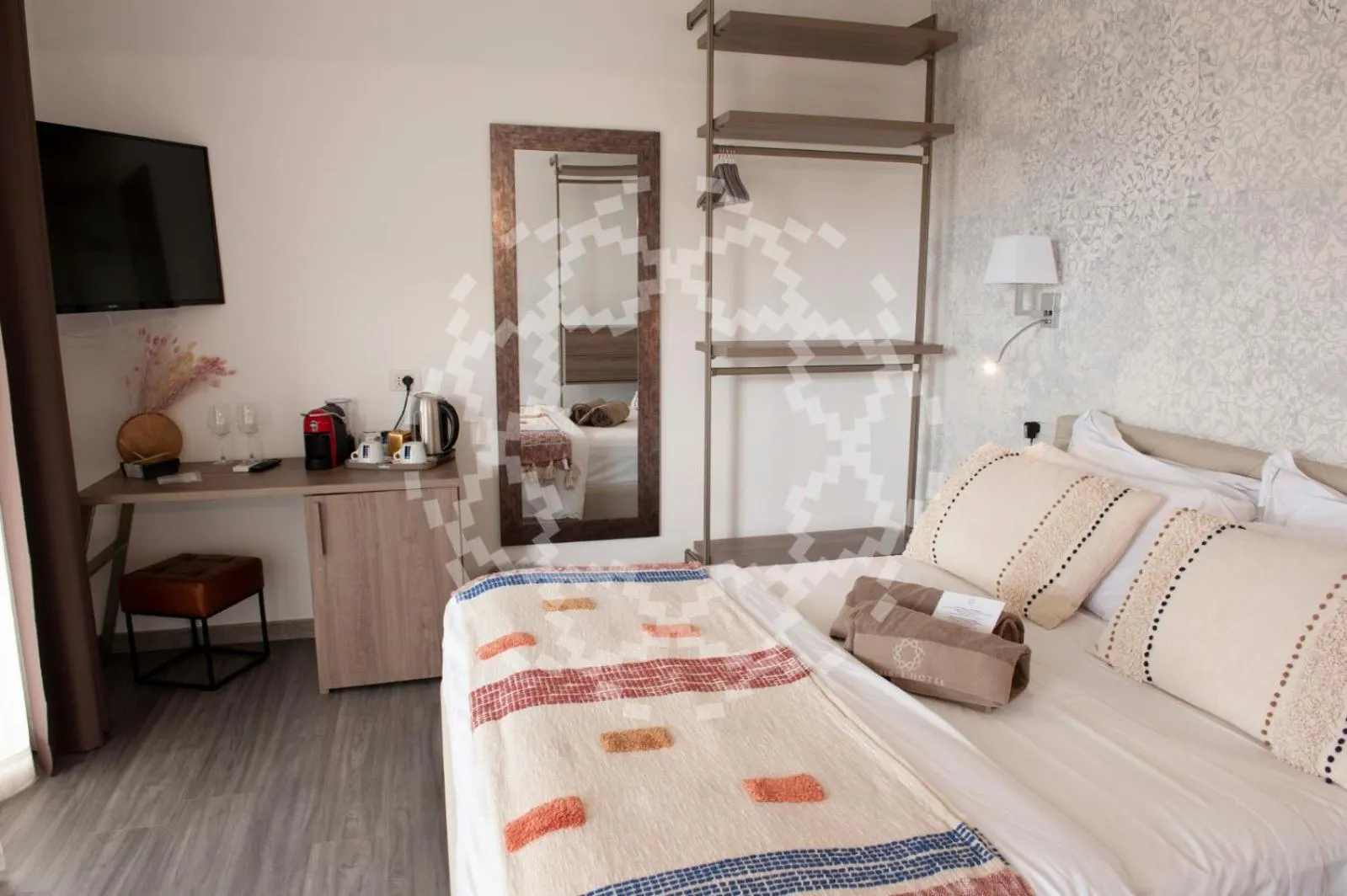 Bed in Suimi's Hotel