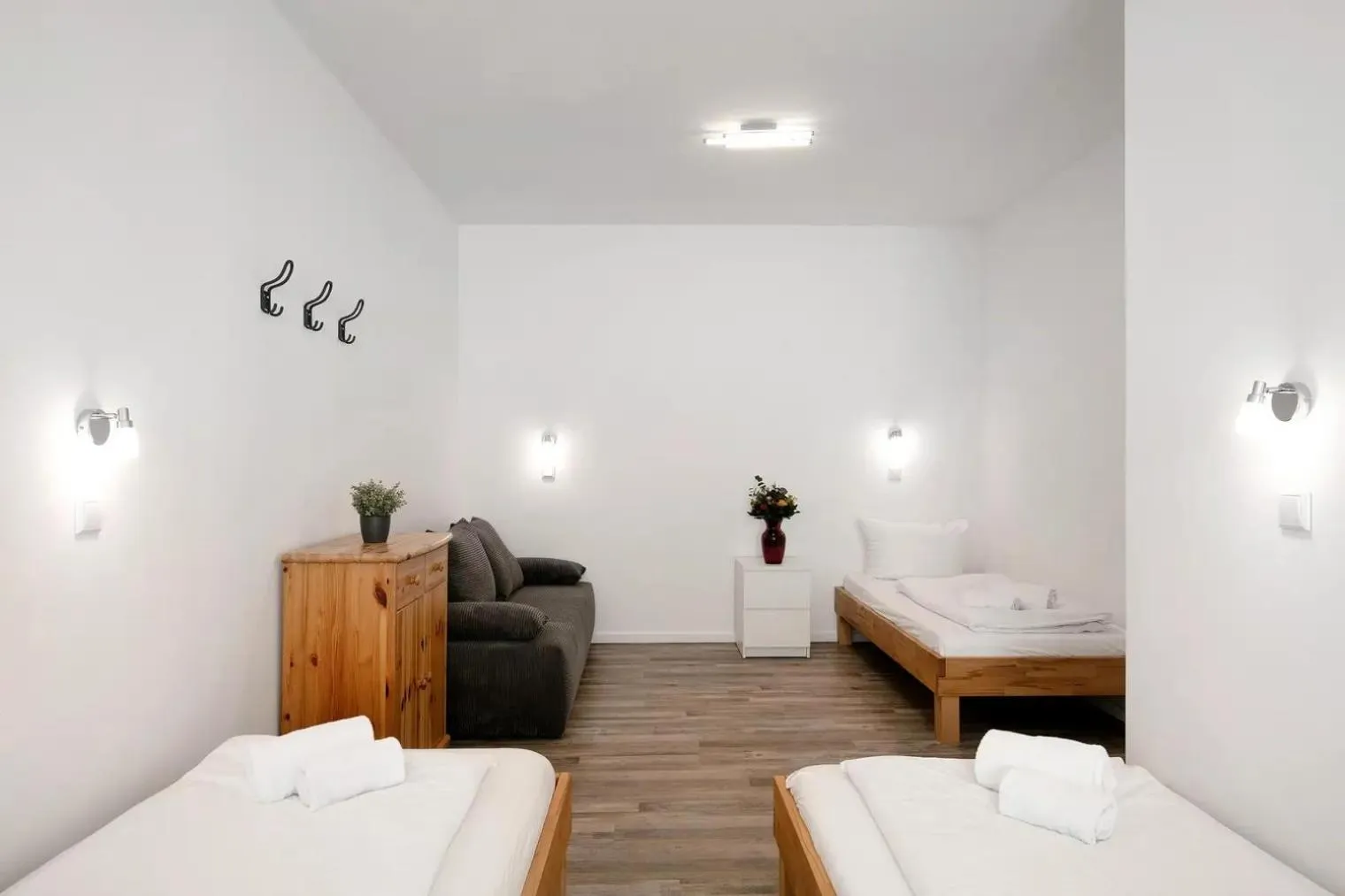 Bedroom, Bed in Apartments Tempelhof