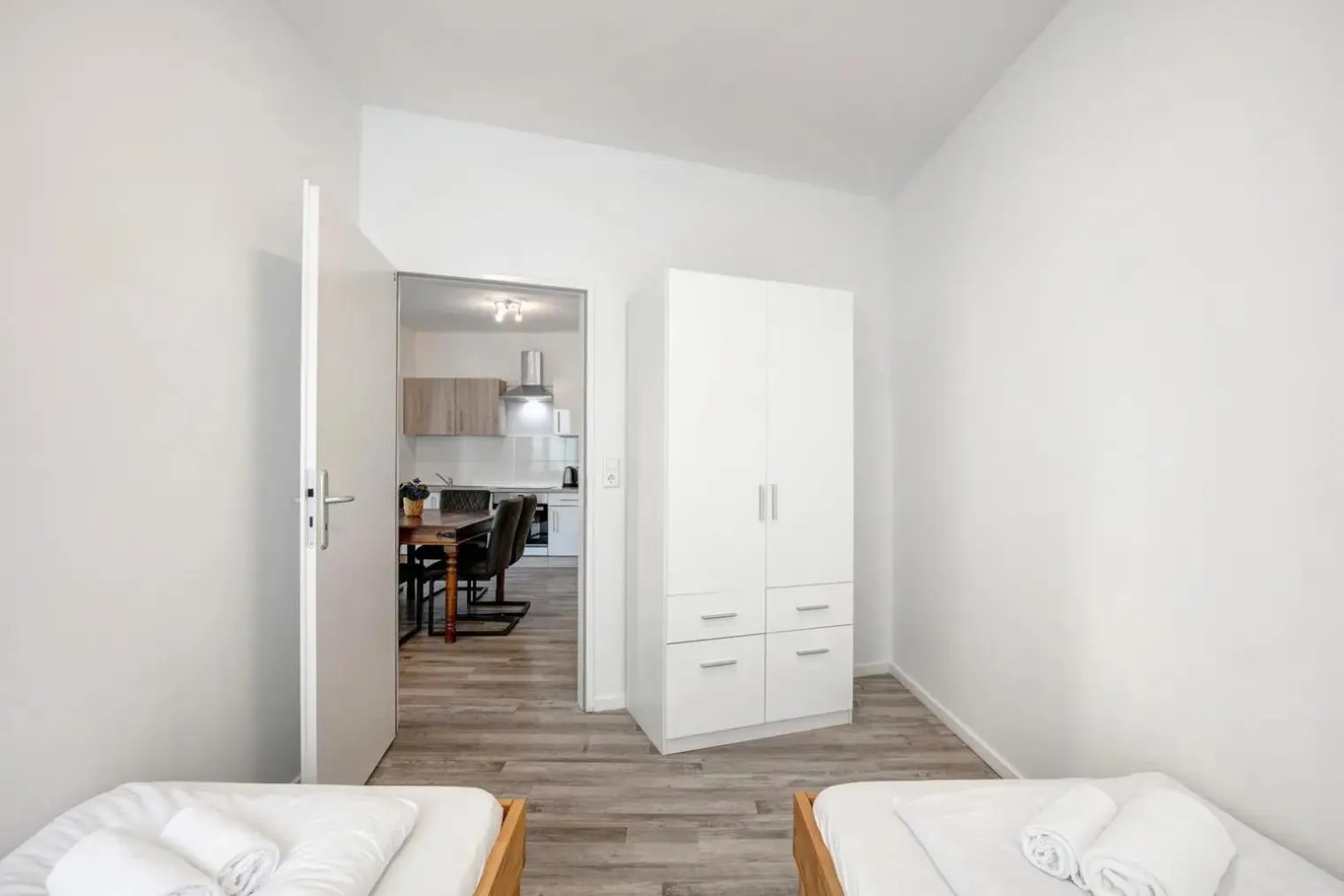 Bedroom, Bed in Apartments Tempelhof