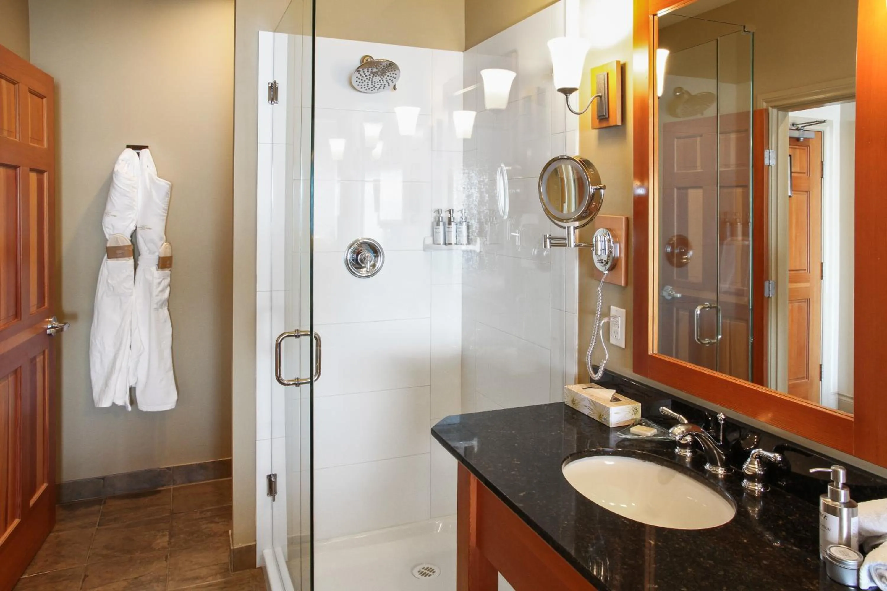 Shower in Long Beach Lodge Resort